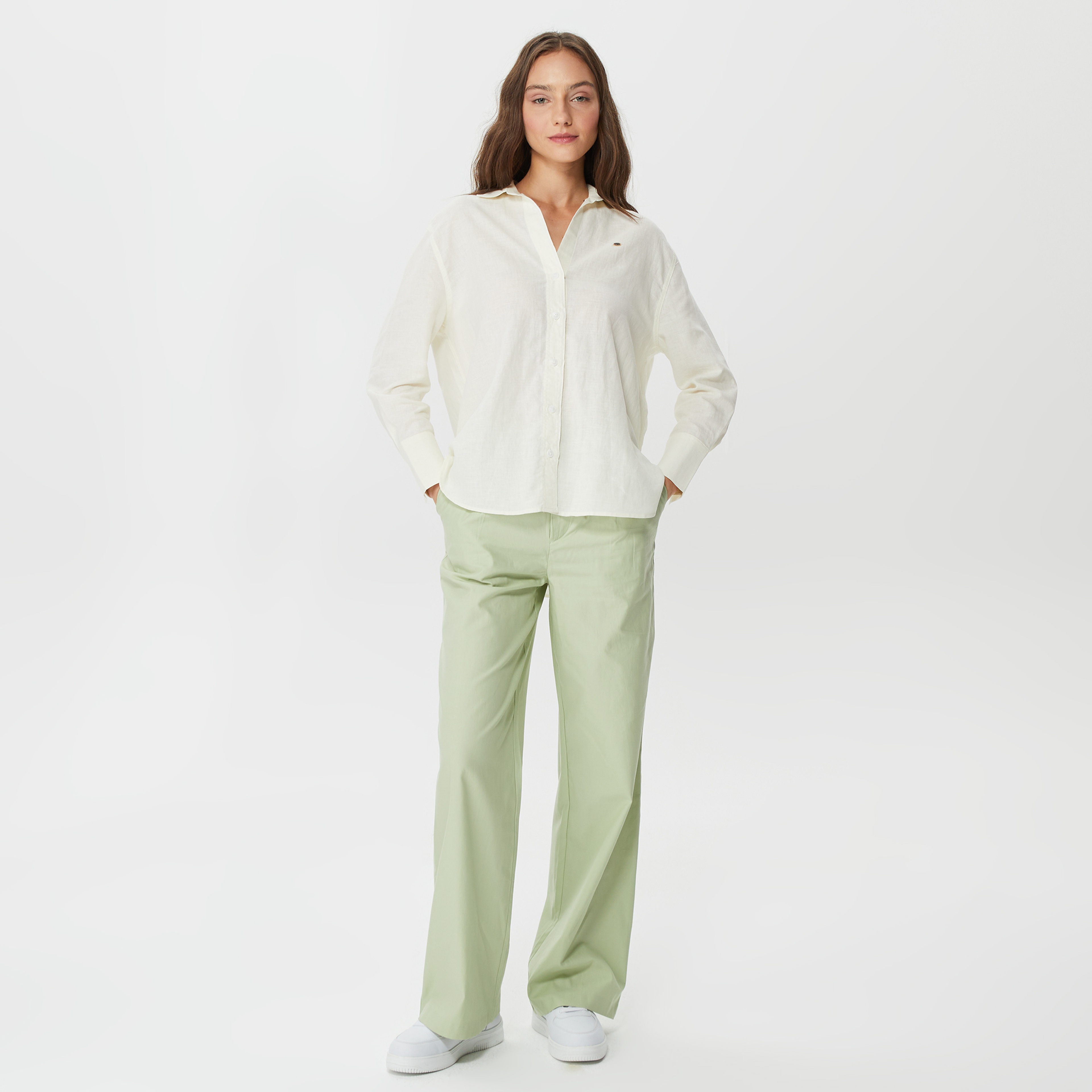 Nautica Kadın Yeşil Pantolon