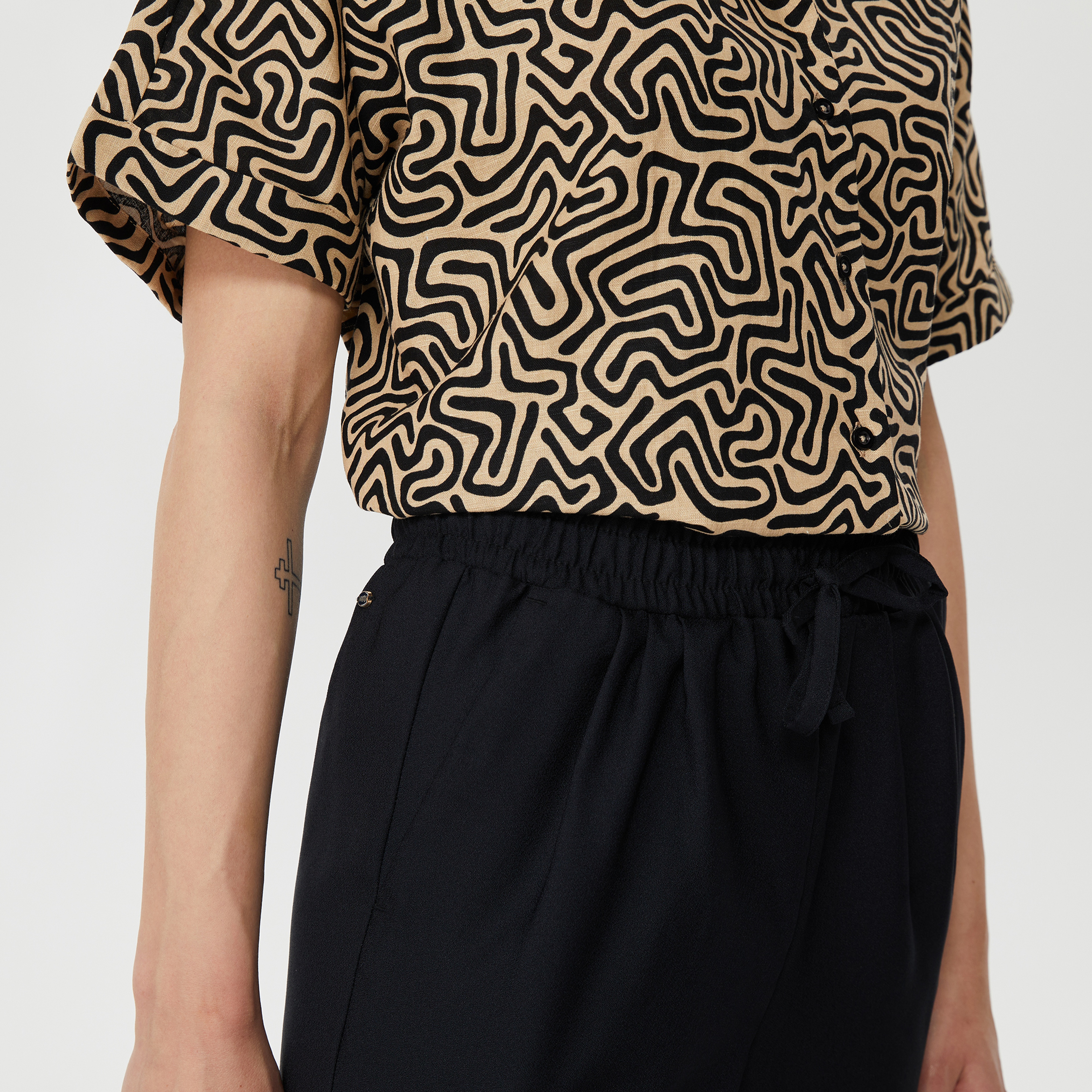 Nautica Kadın Siyah Pantolon