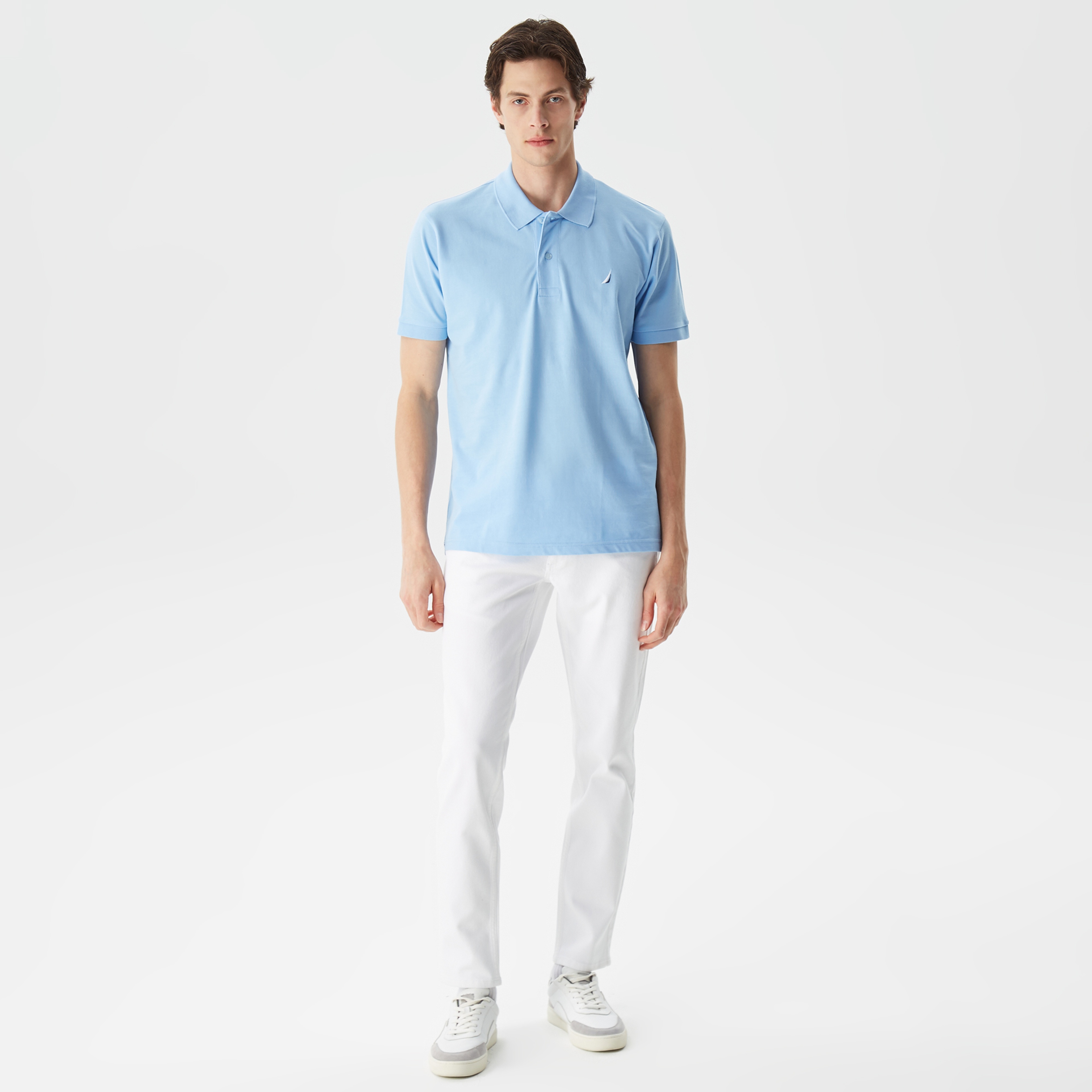 Nautica Erkek Beyaz Denim Pantolon