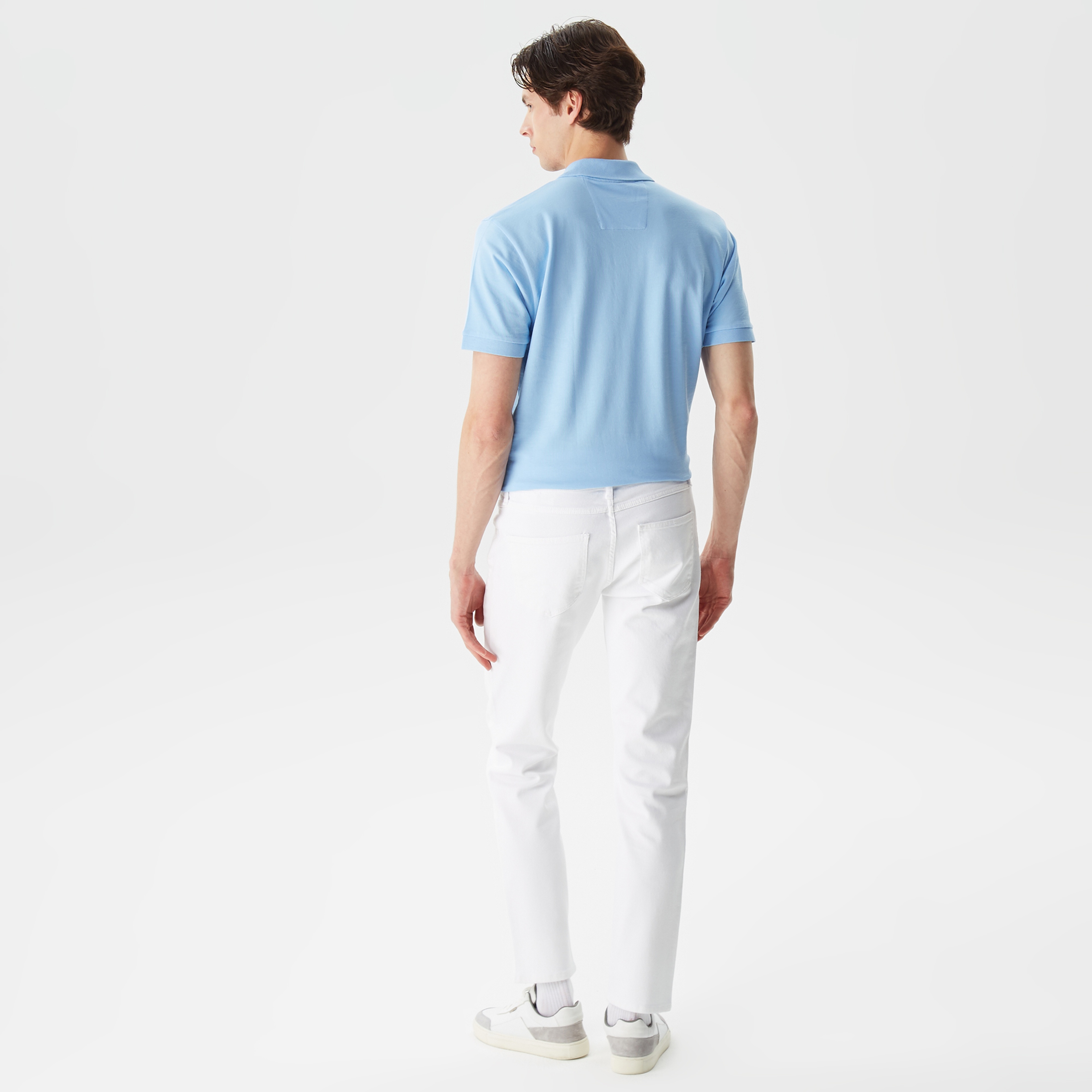 Nautica Erkek Beyaz Denim Pantolon