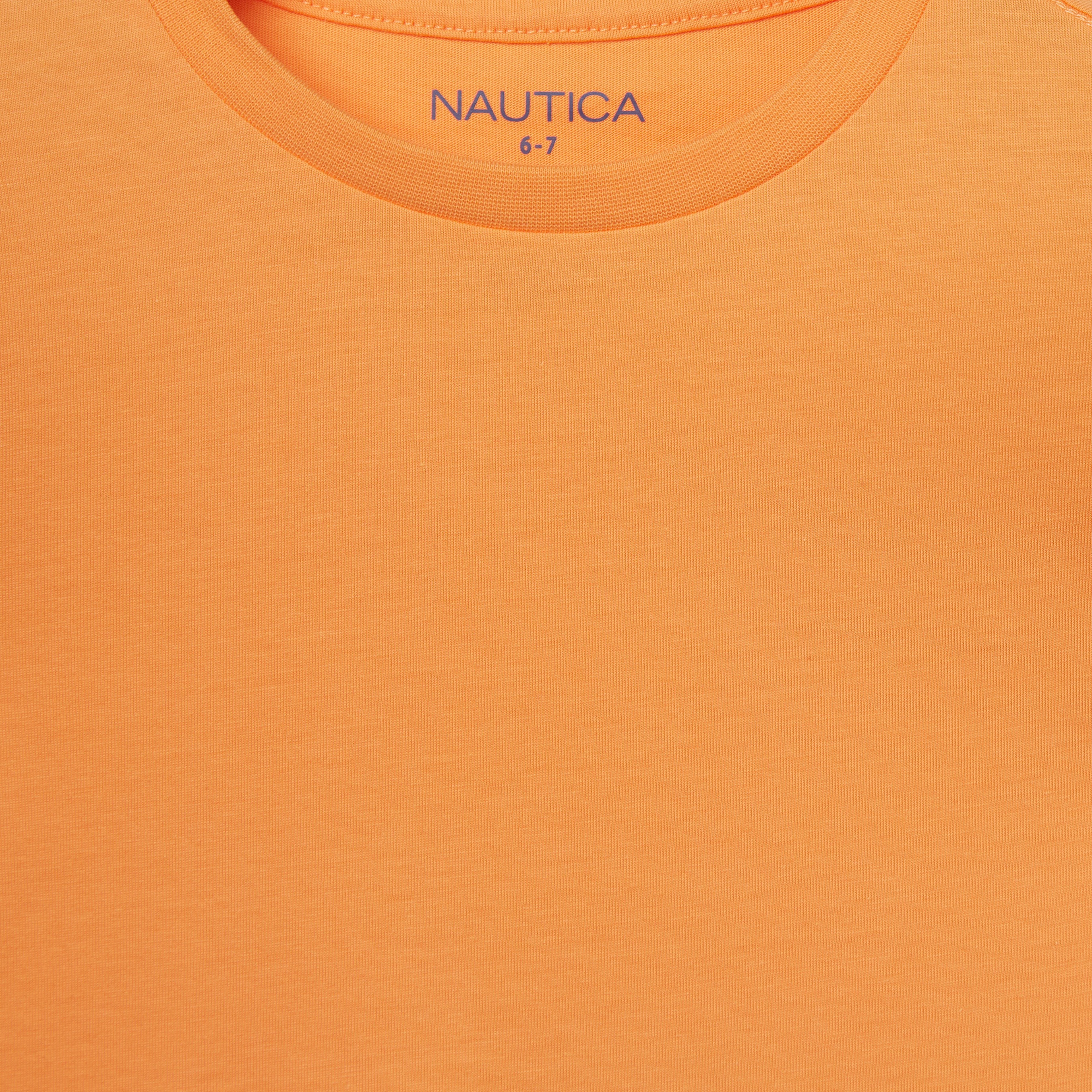 Nautica Erkek Çocuk Turuncu Baskılı T-Shirt