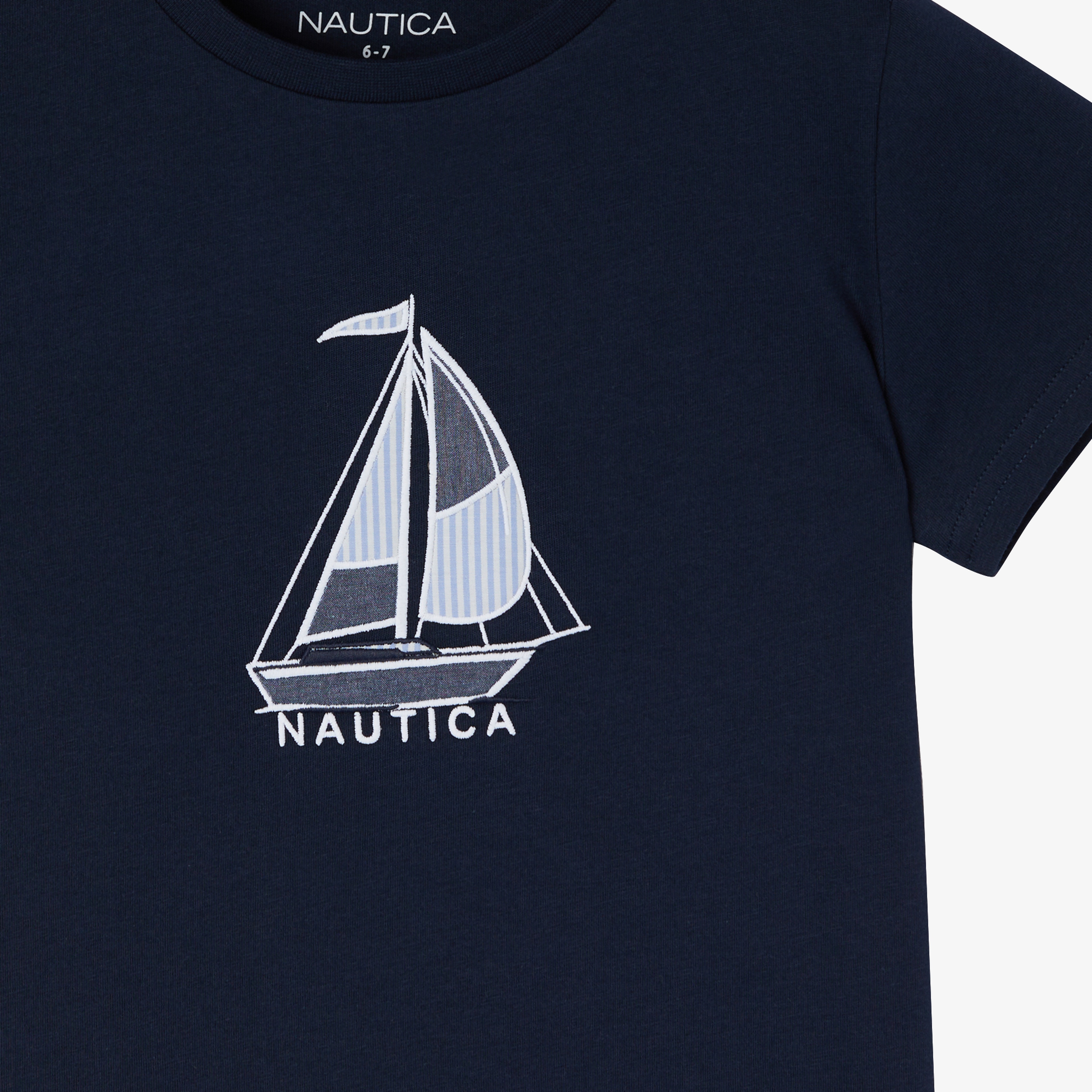 Nautica Erkek Çocuk Lacivert Baskılı T-Shirt