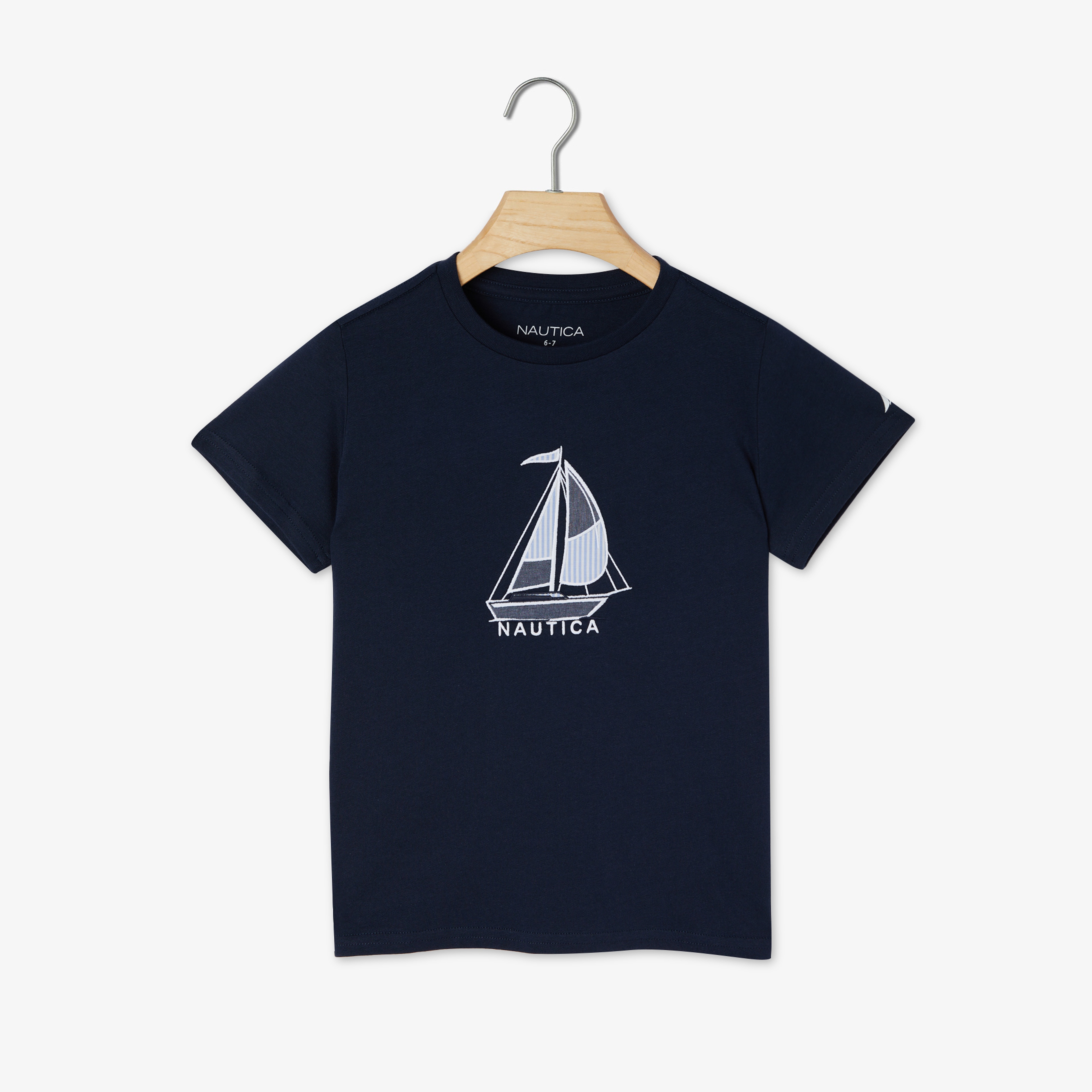 Nautica Erkek Çocuk Lacivert Baskılı T-Shirt