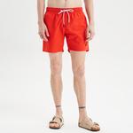 Nautica Erkek Kırmızı Regular Fit Deniz Şortu