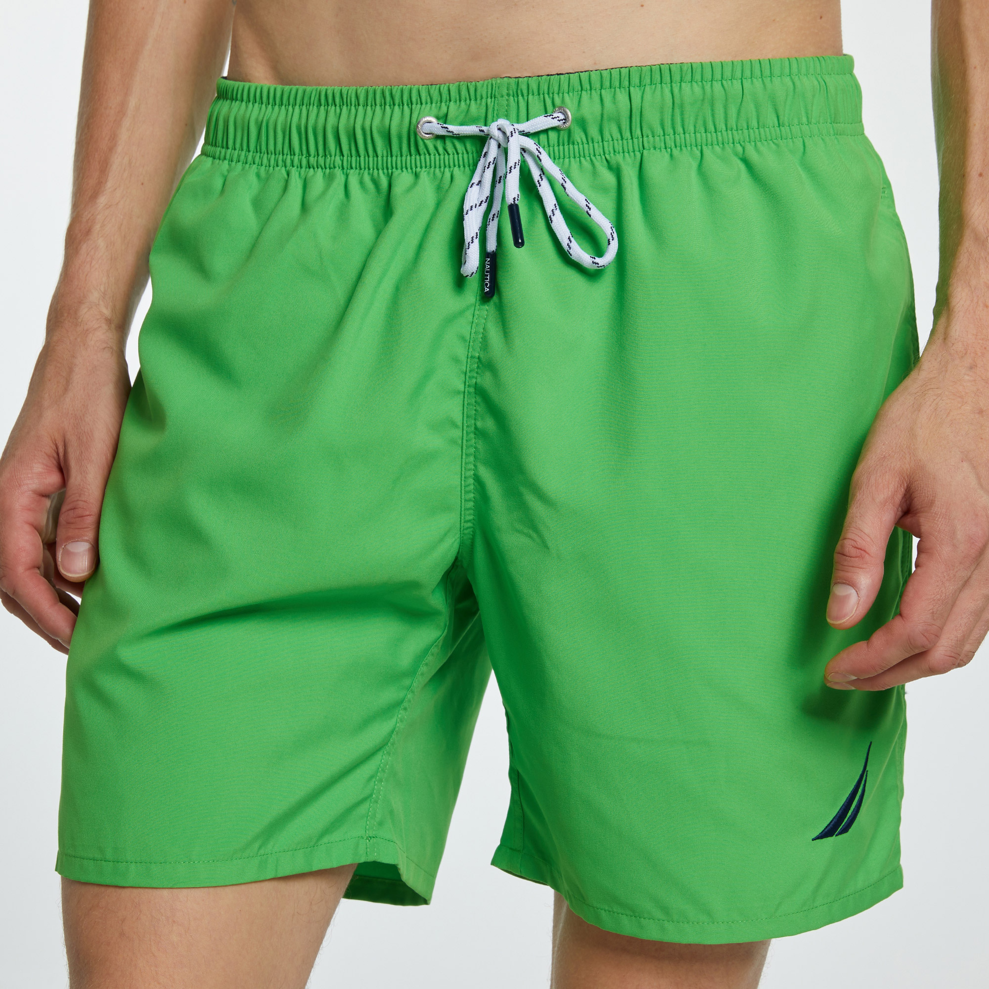 Nautica Erkek Yeşil Regular Fit Deniz Şortu