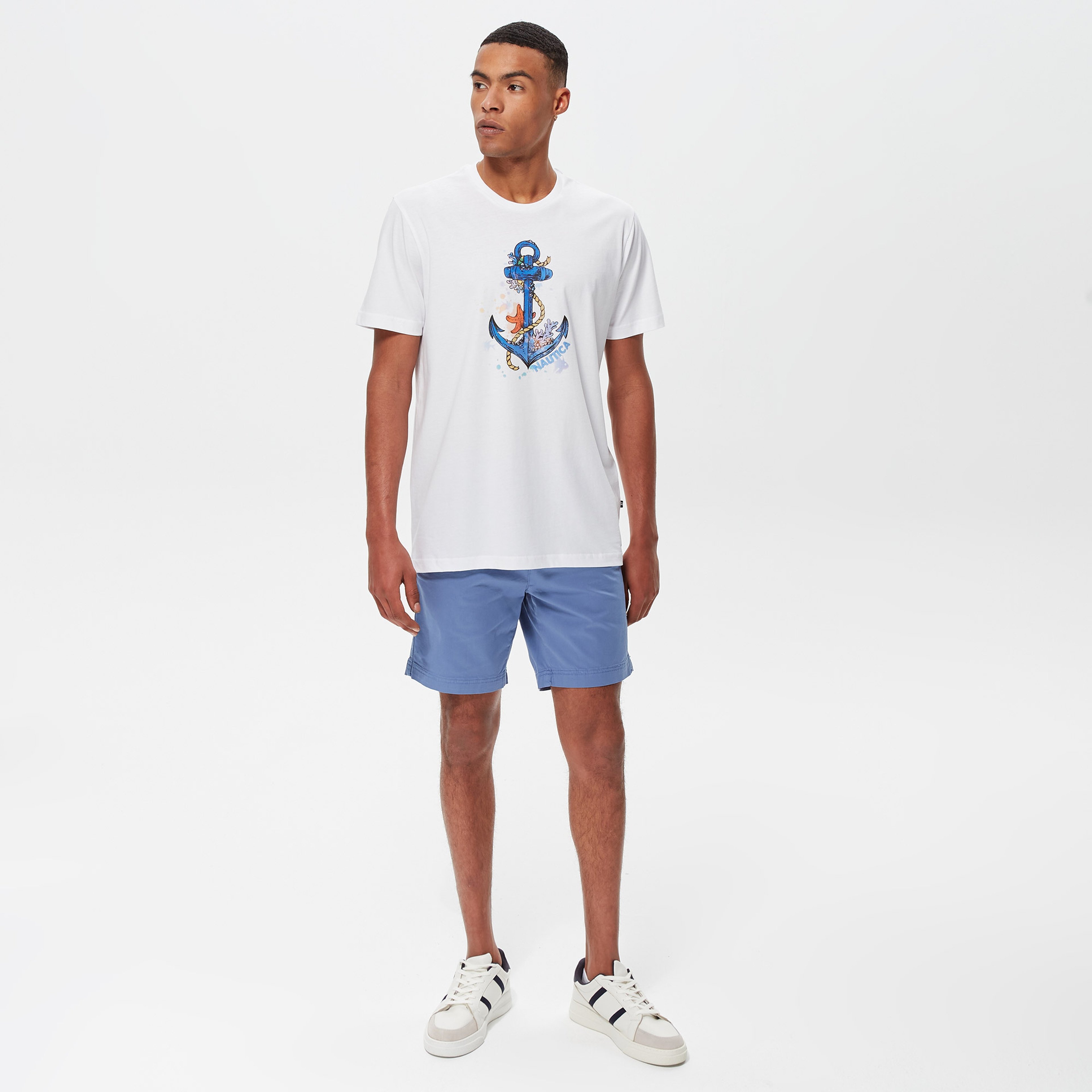 Nautica Erkek Mavi Bermuda