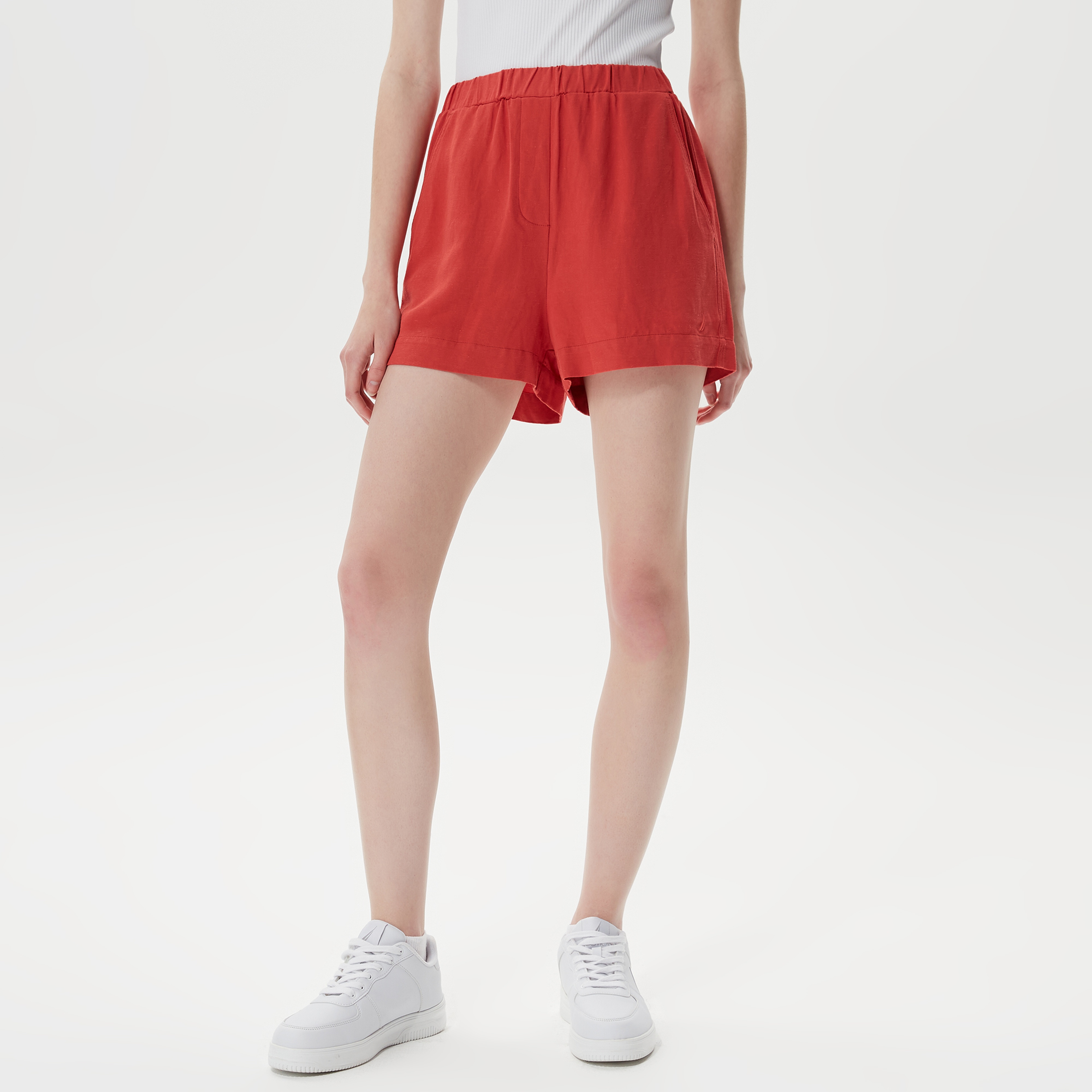 Nautica Kadın Kırmızı Şort