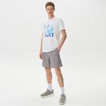 Nautica Erkek Gri Renk Bloklu Şort