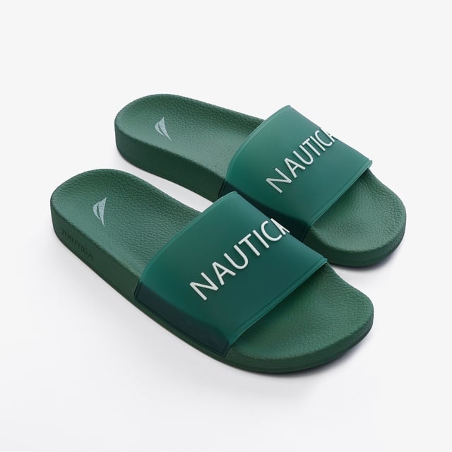 Nautica Nautica Erkek Yeşil Terlik Sandalet & Terlik | Occasion Yeşil - 3. görsel
