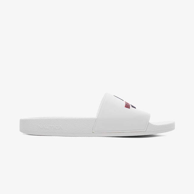 Nautica Nautica Erkek Beyaz Terlik Sandalet & Terlik | Occasion Beyaz - 4. görsel