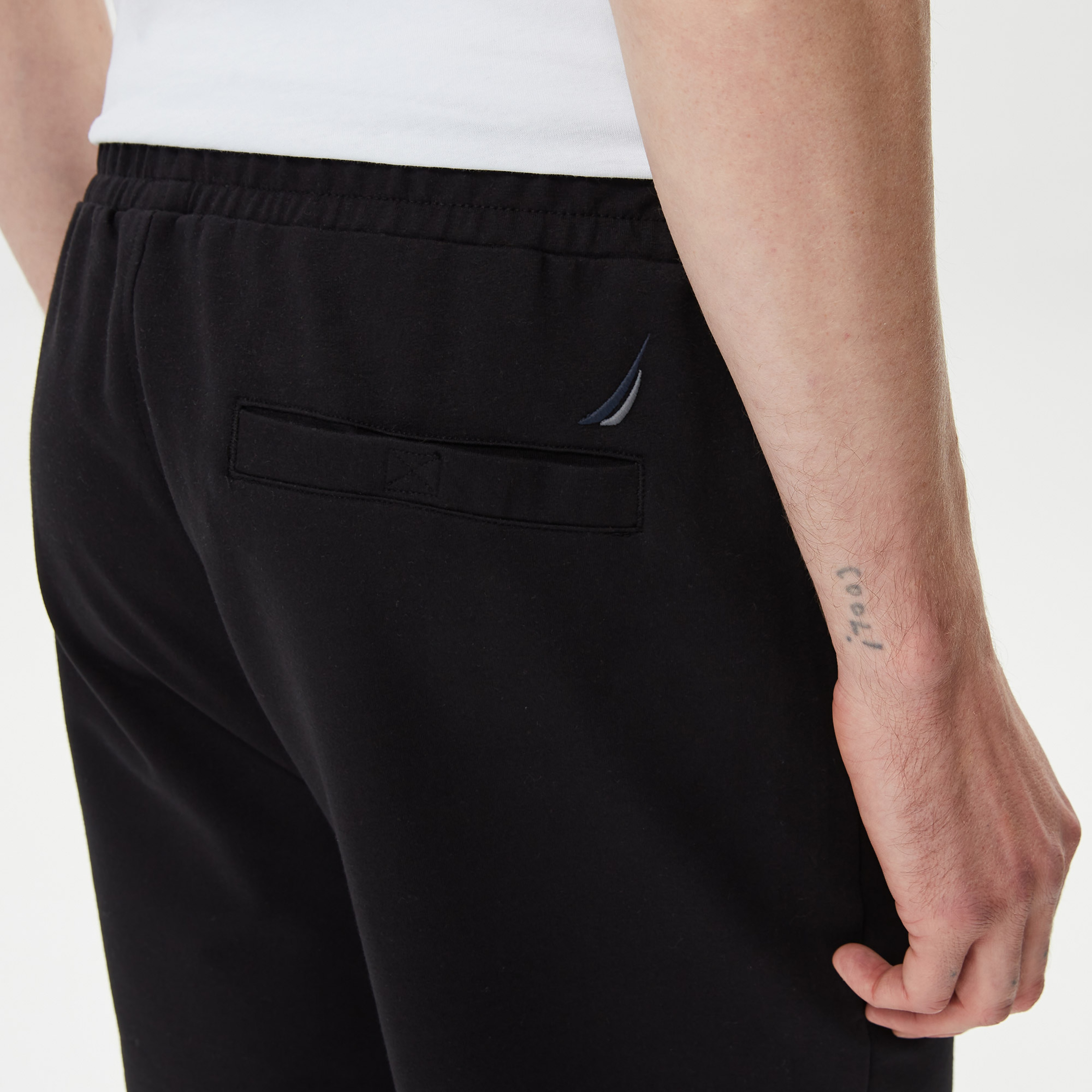 Nautica Erkek Siyah Baskılı Şort