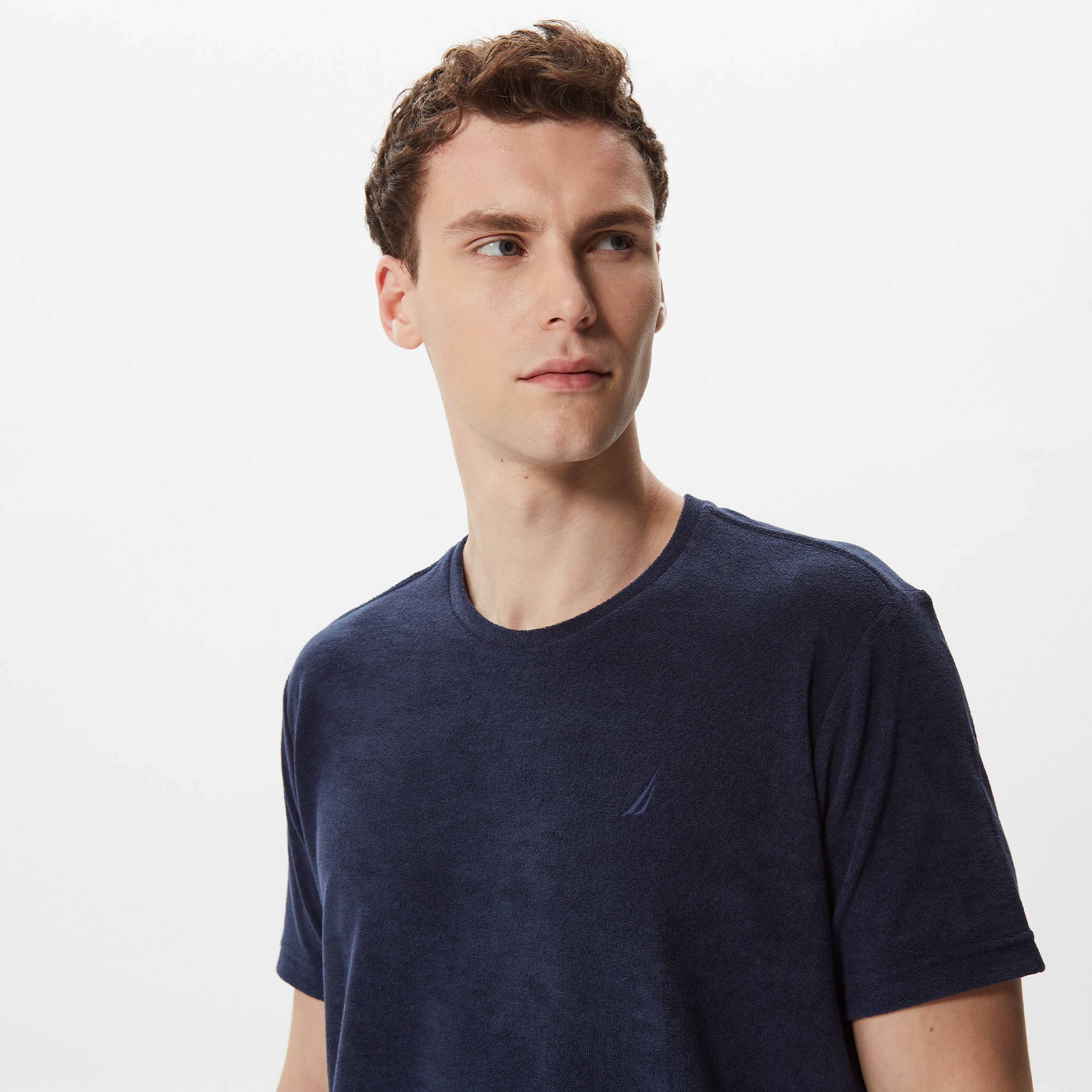 Nautica Erkek Lacivert Standart Fit T-Shirt