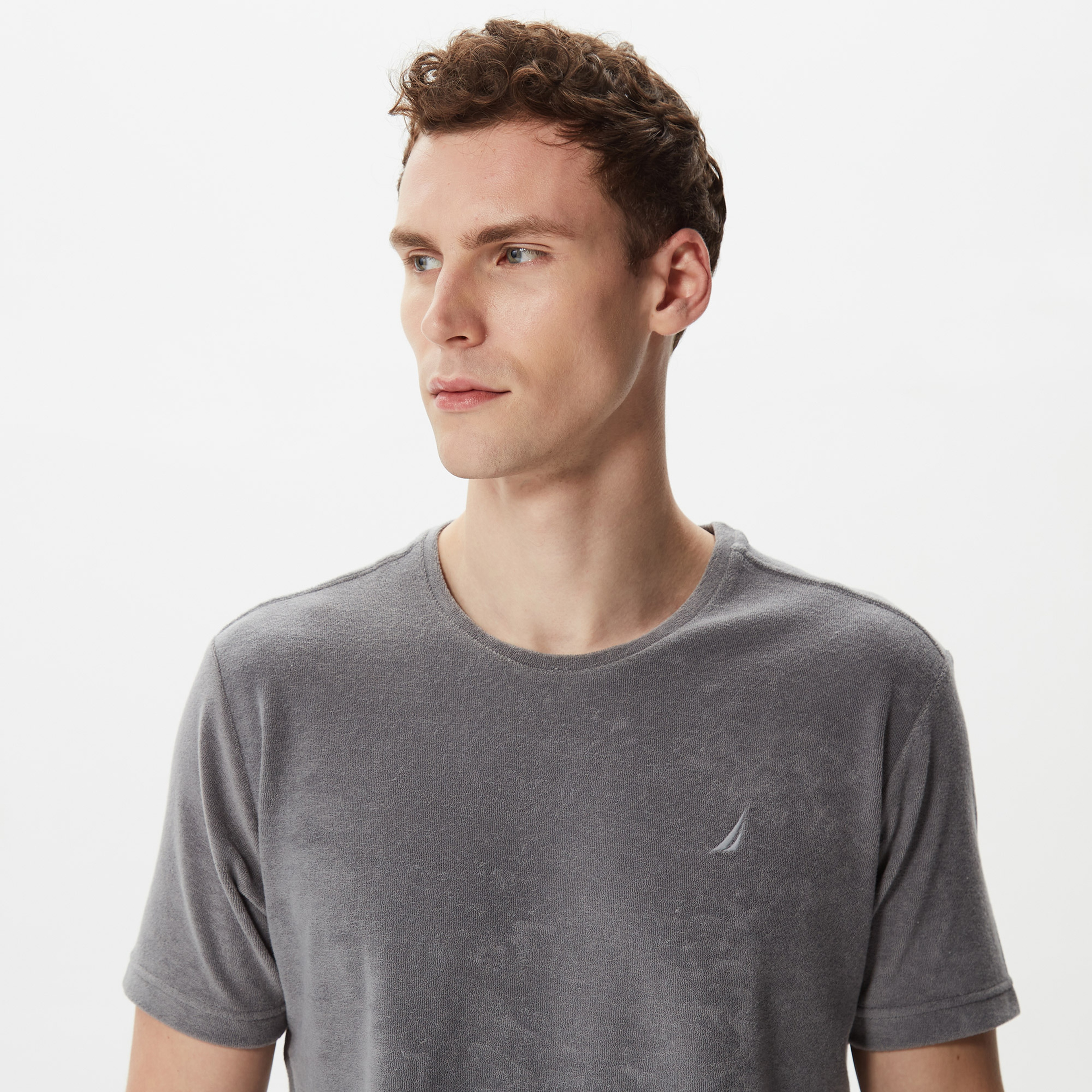 Nautica Erkek Gri T-Shirt