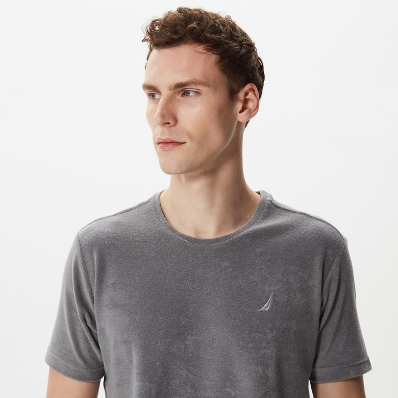 Nautica Erkek Gri T-Shirt