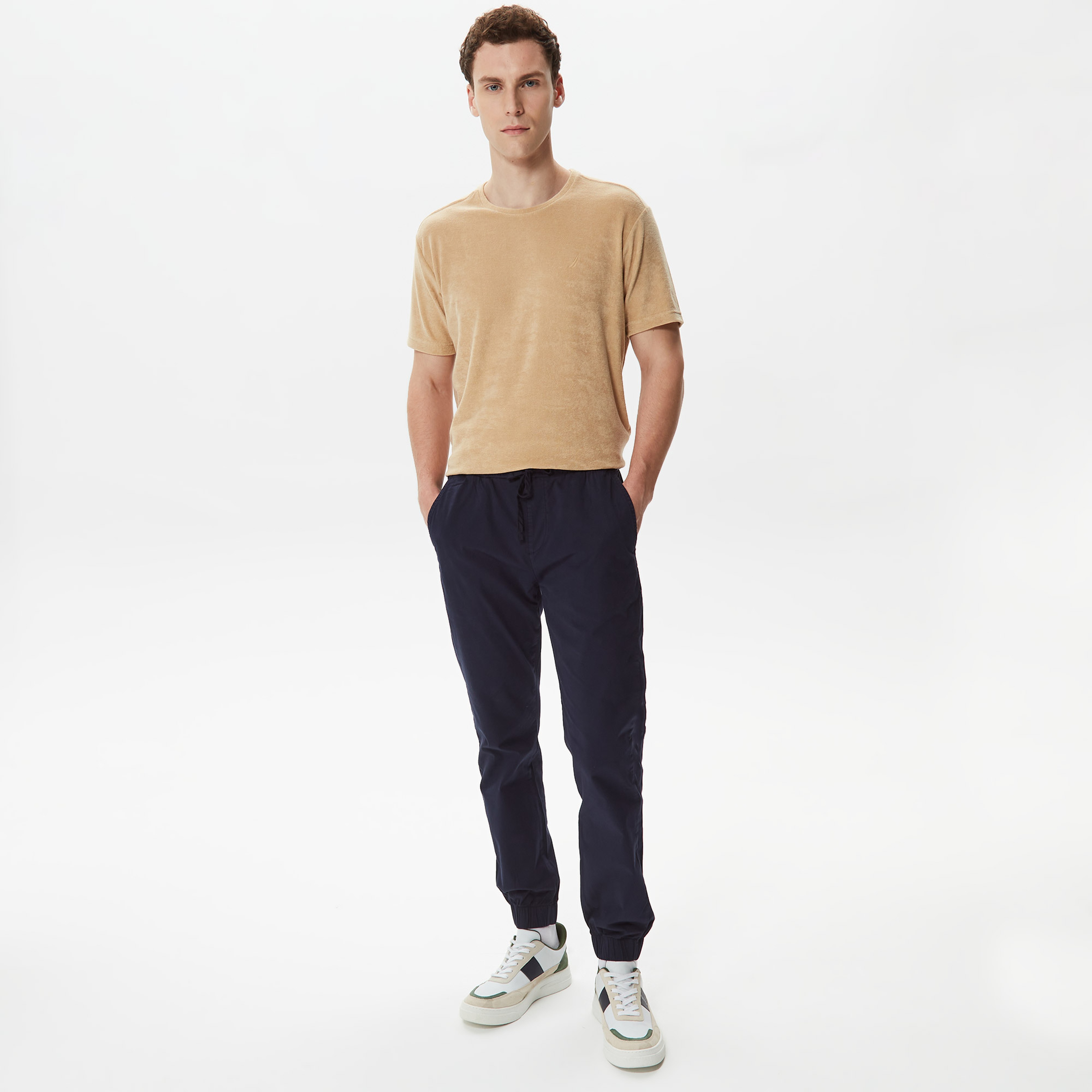 Nautica Erkek Bej T-Shirt