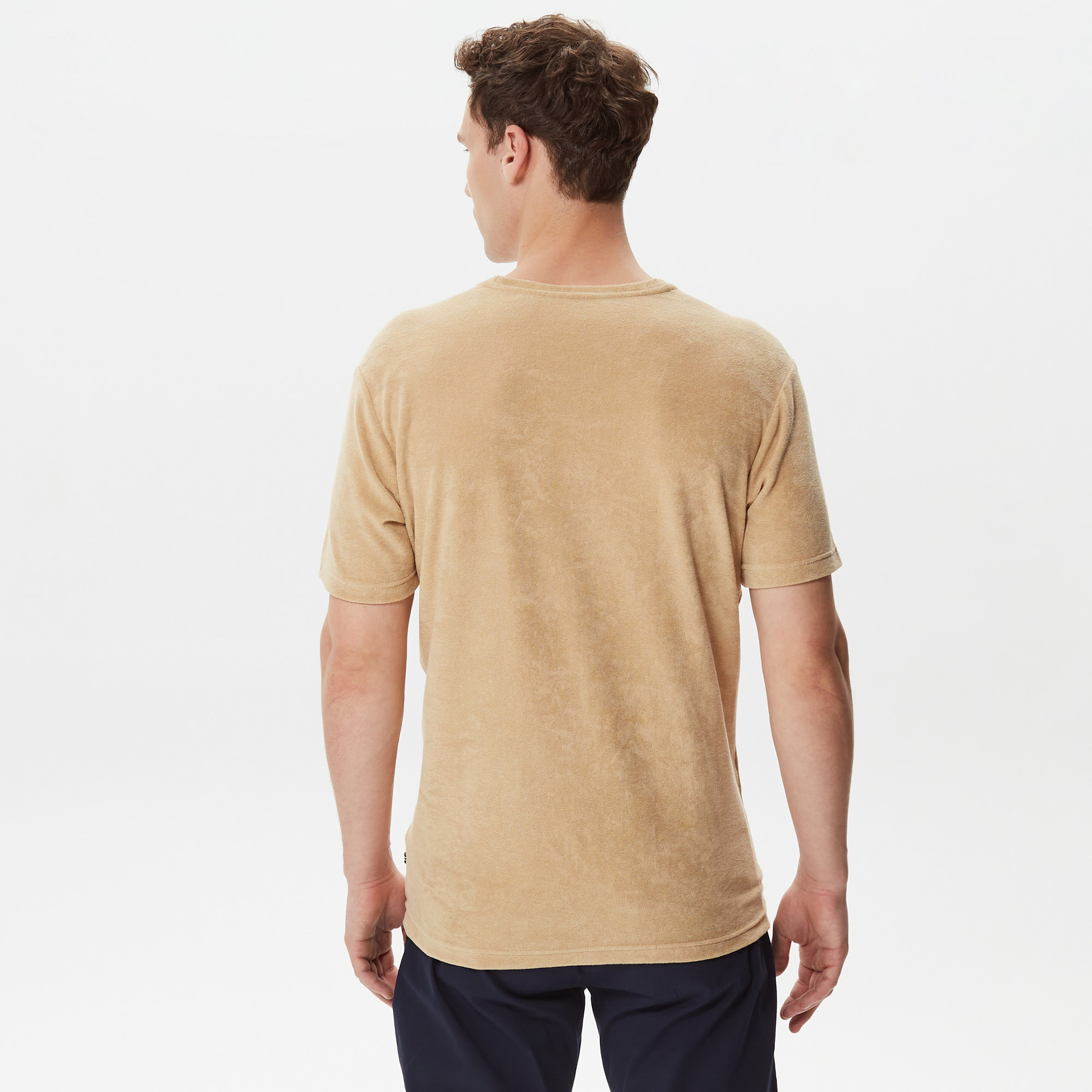 Nautica Erkek Bej T-Shirt