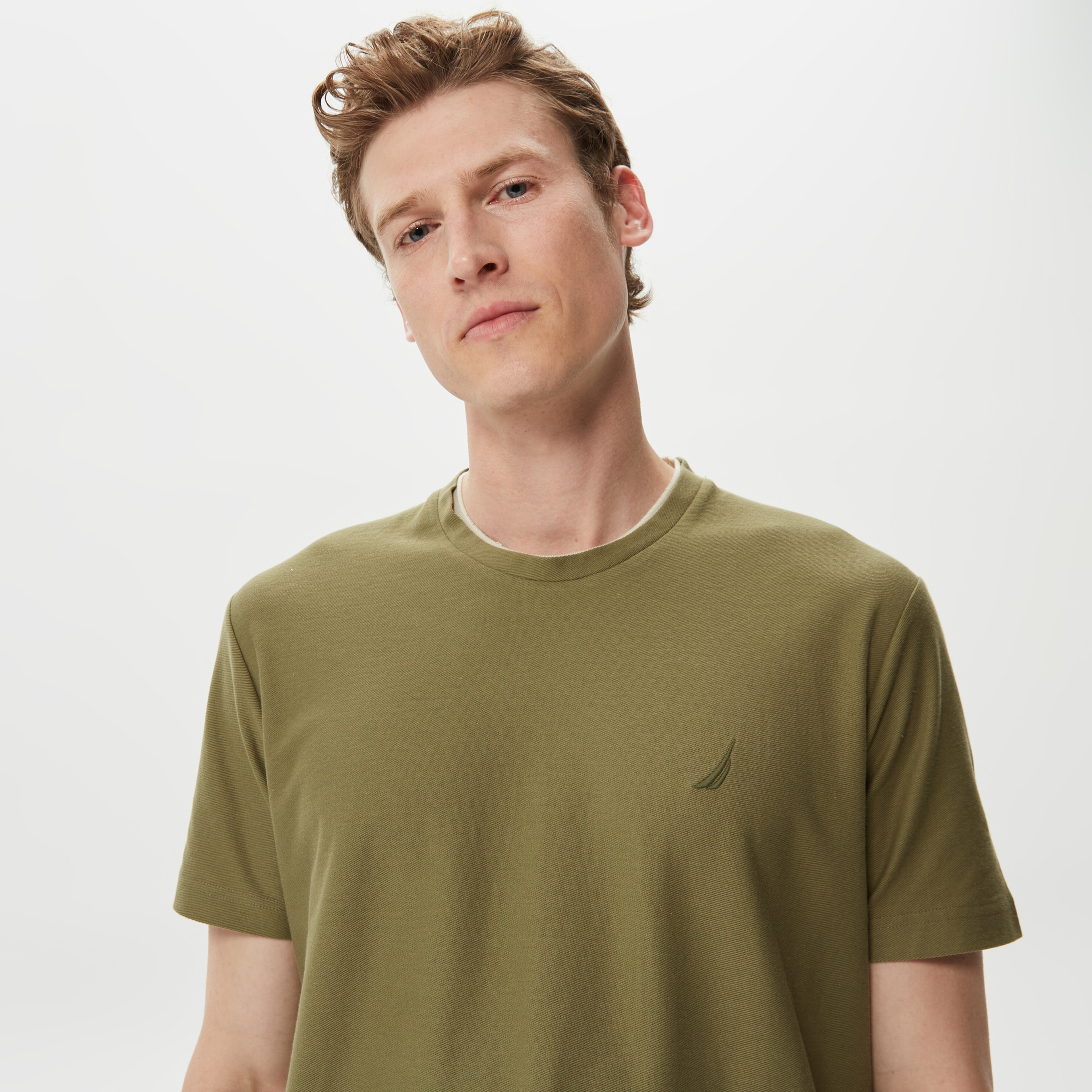 Nautica Erkek Yeşil Standart Fit T-Shirt