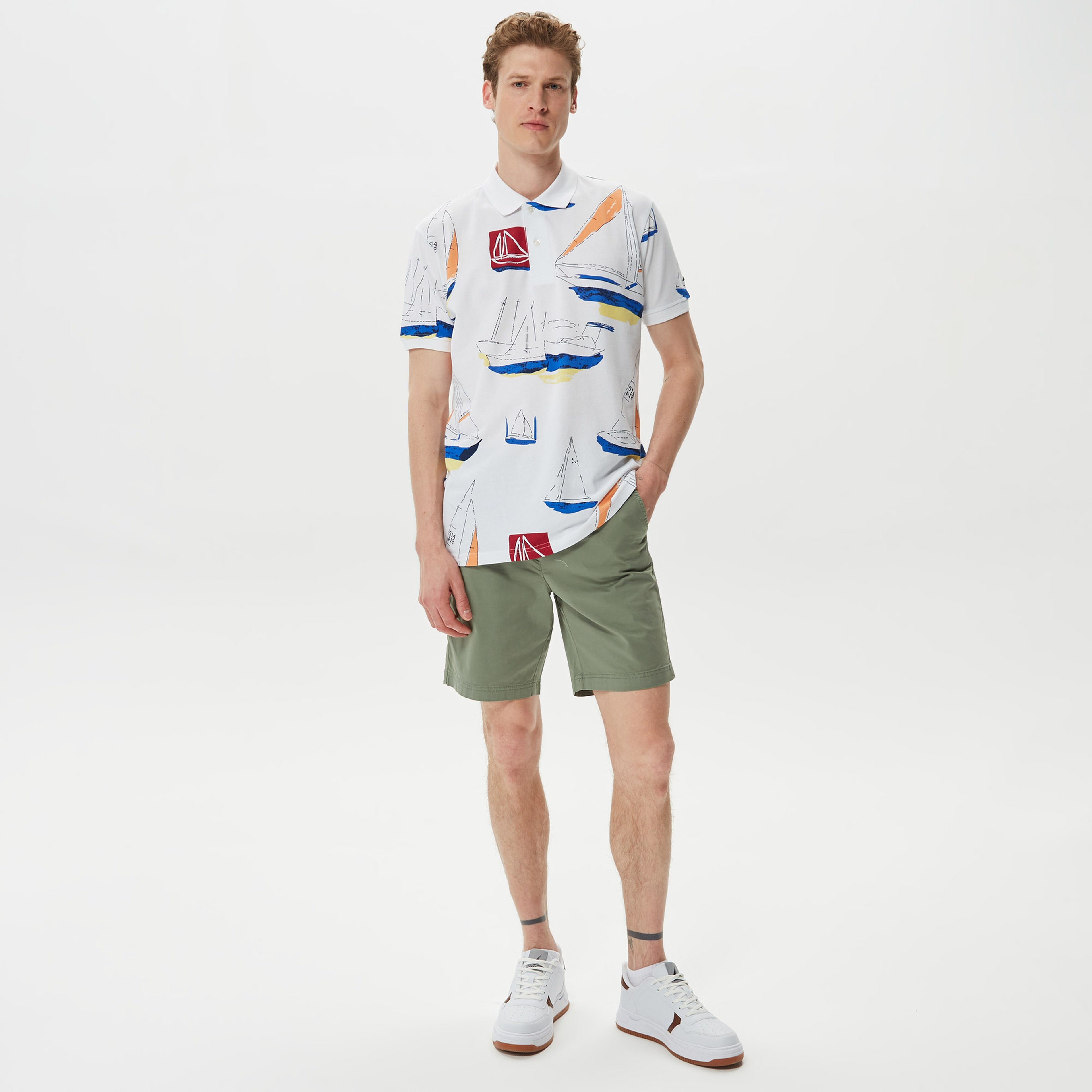 Nautica Erkek Yeşil Bermuda