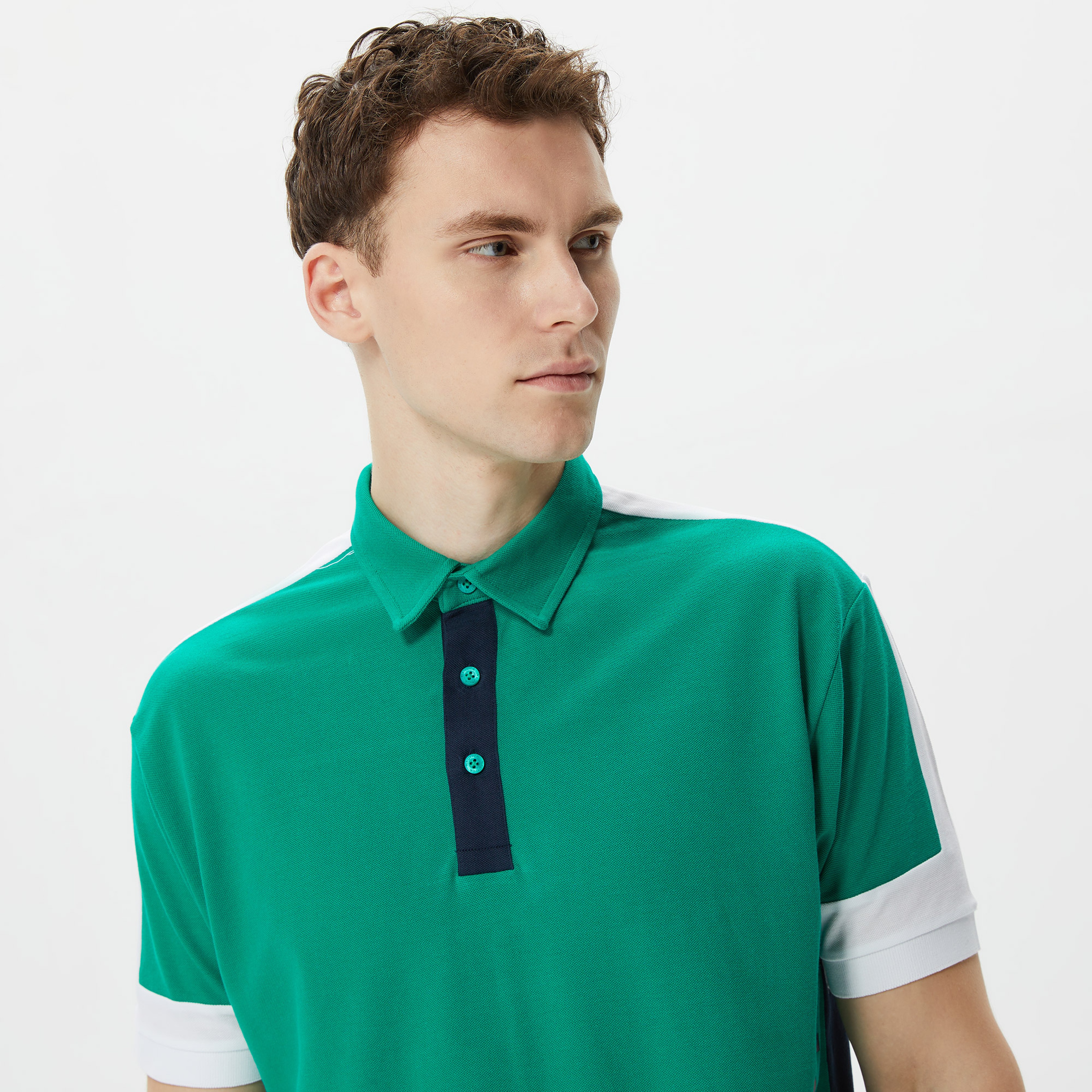 Nautica Erkek Yeşil Classic Fit Kısa Kollu Polo