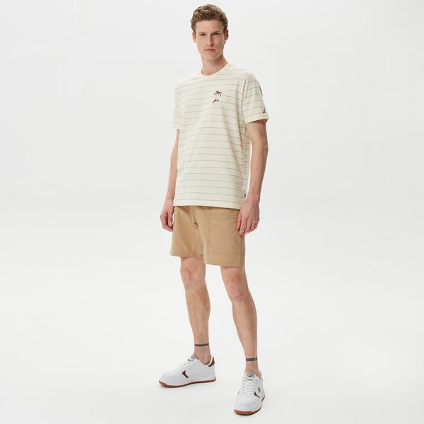 Nautica Erkek Bej Bermuda Şort