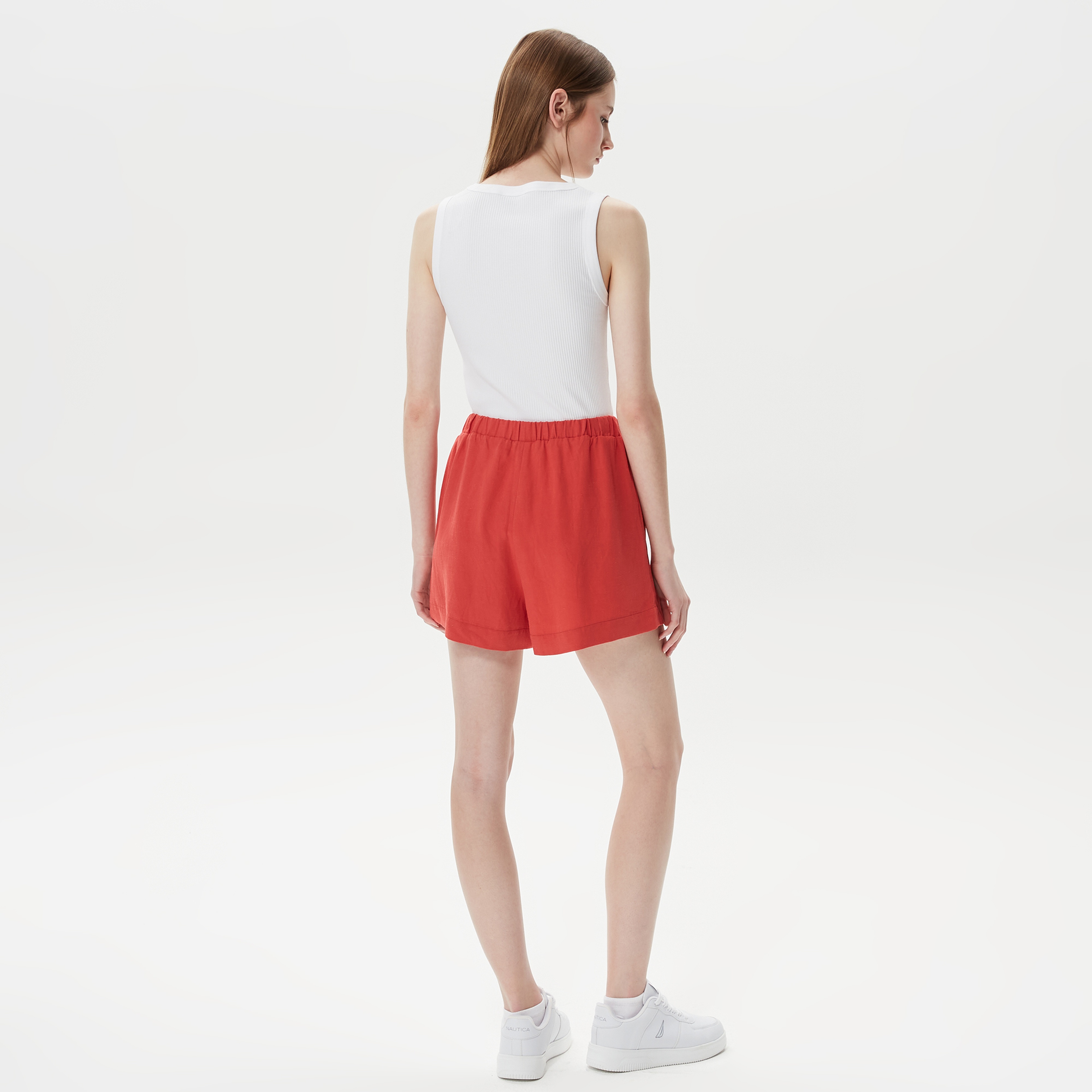 Nautica Kadın Kırmızı Şort