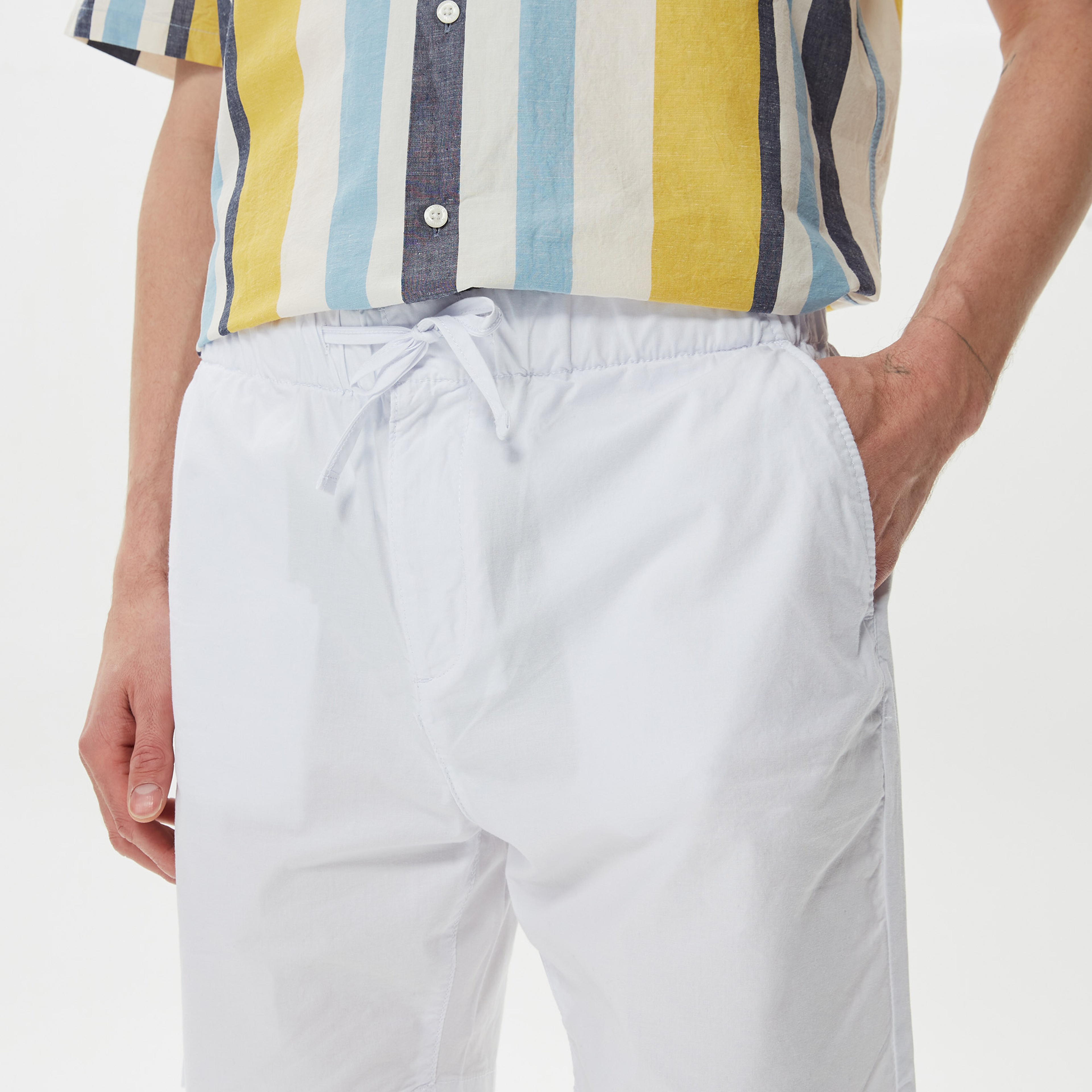 Nautica Erkek Beyaz Bermuda