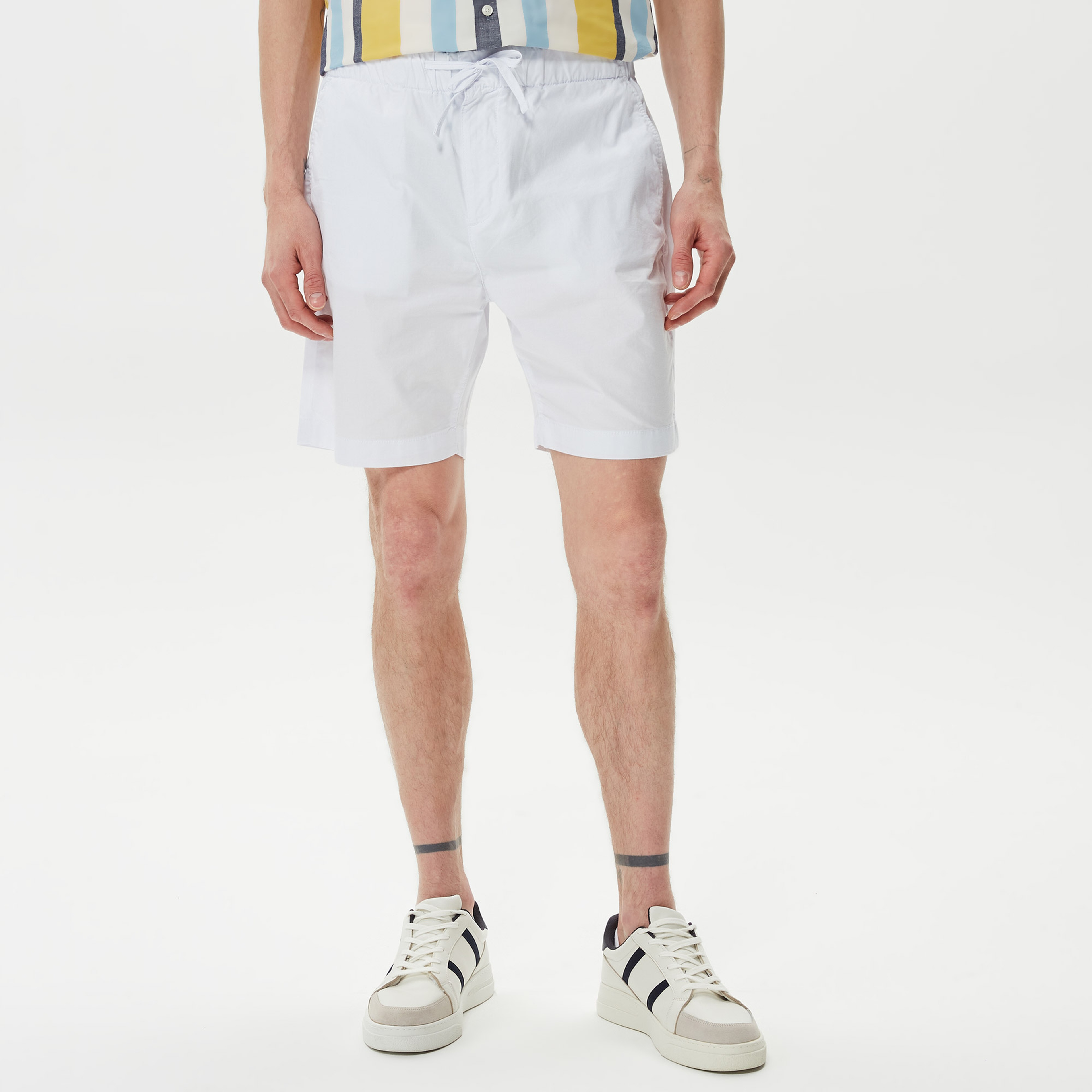 Nautica Erkek Beyaz Bermuda
