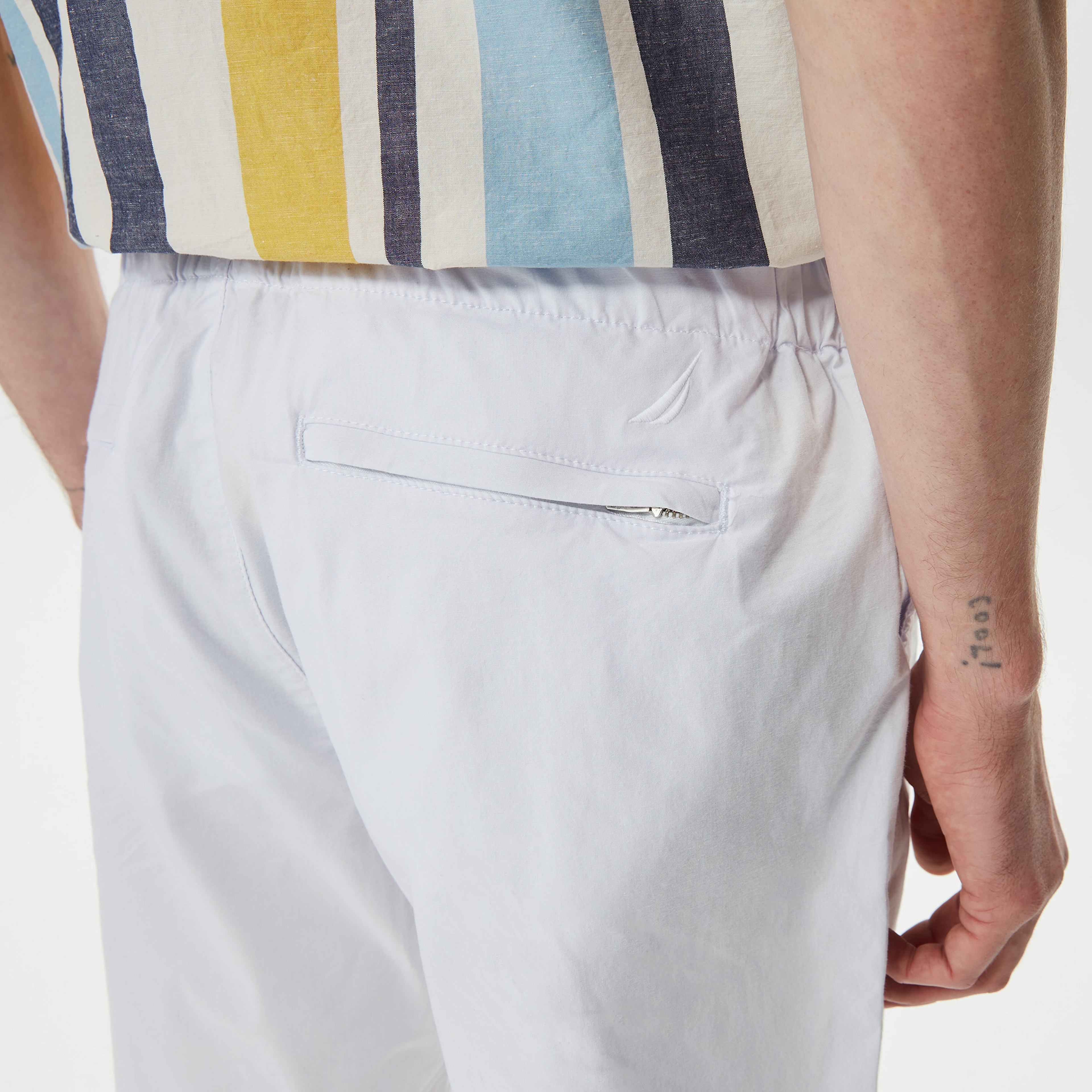 Nautica Erkek Beyaz Bermuda