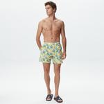 Nautica Erkek Sarı Baskılı Deniz Şortu