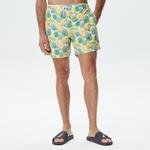 Nautica Erkek Sarı Baskılı Deniz Şortu