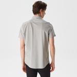 Nautica Erkek Yeşil Slim Fit Kısa Kollu Gömlek