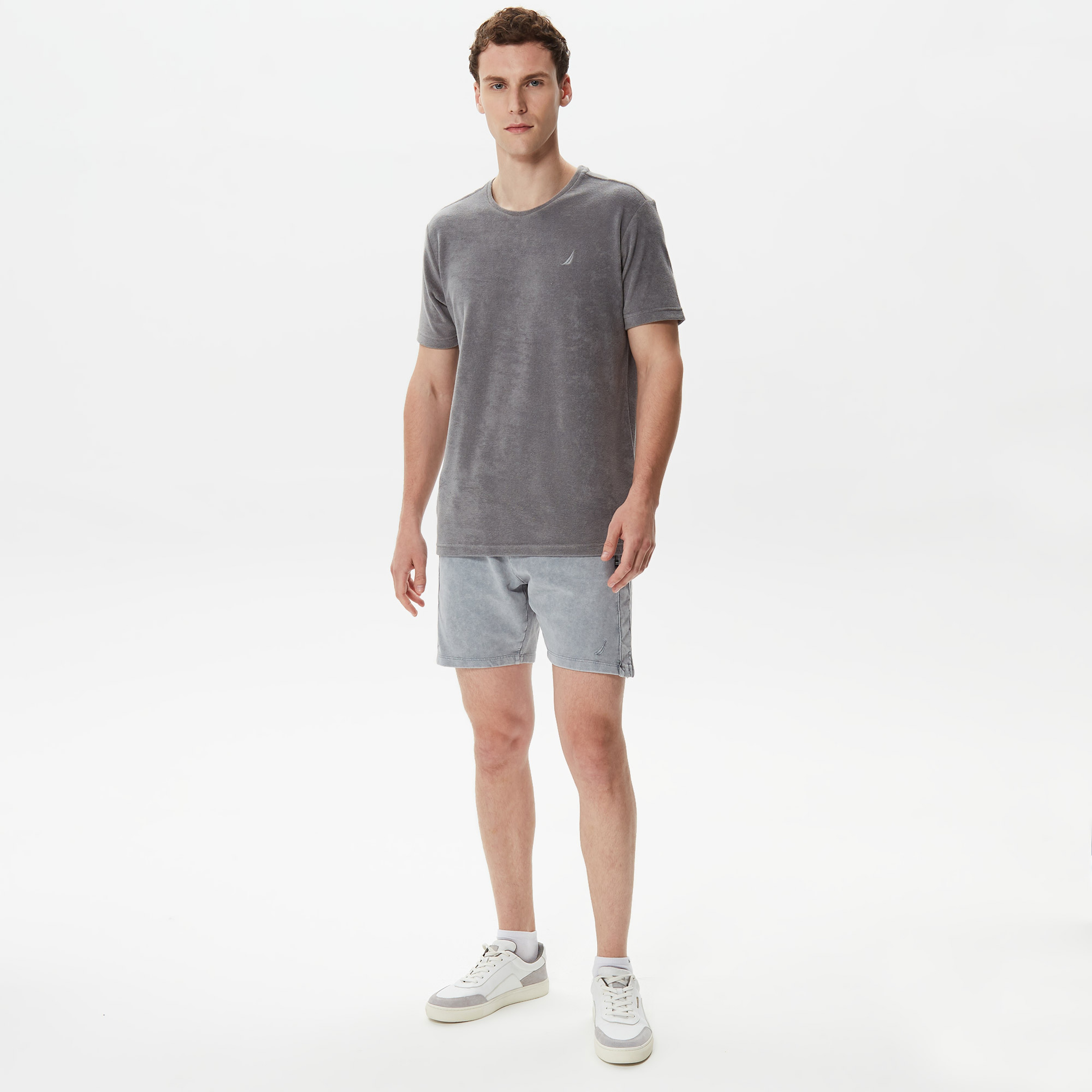 Nautica Erkek Gri T-Shirt