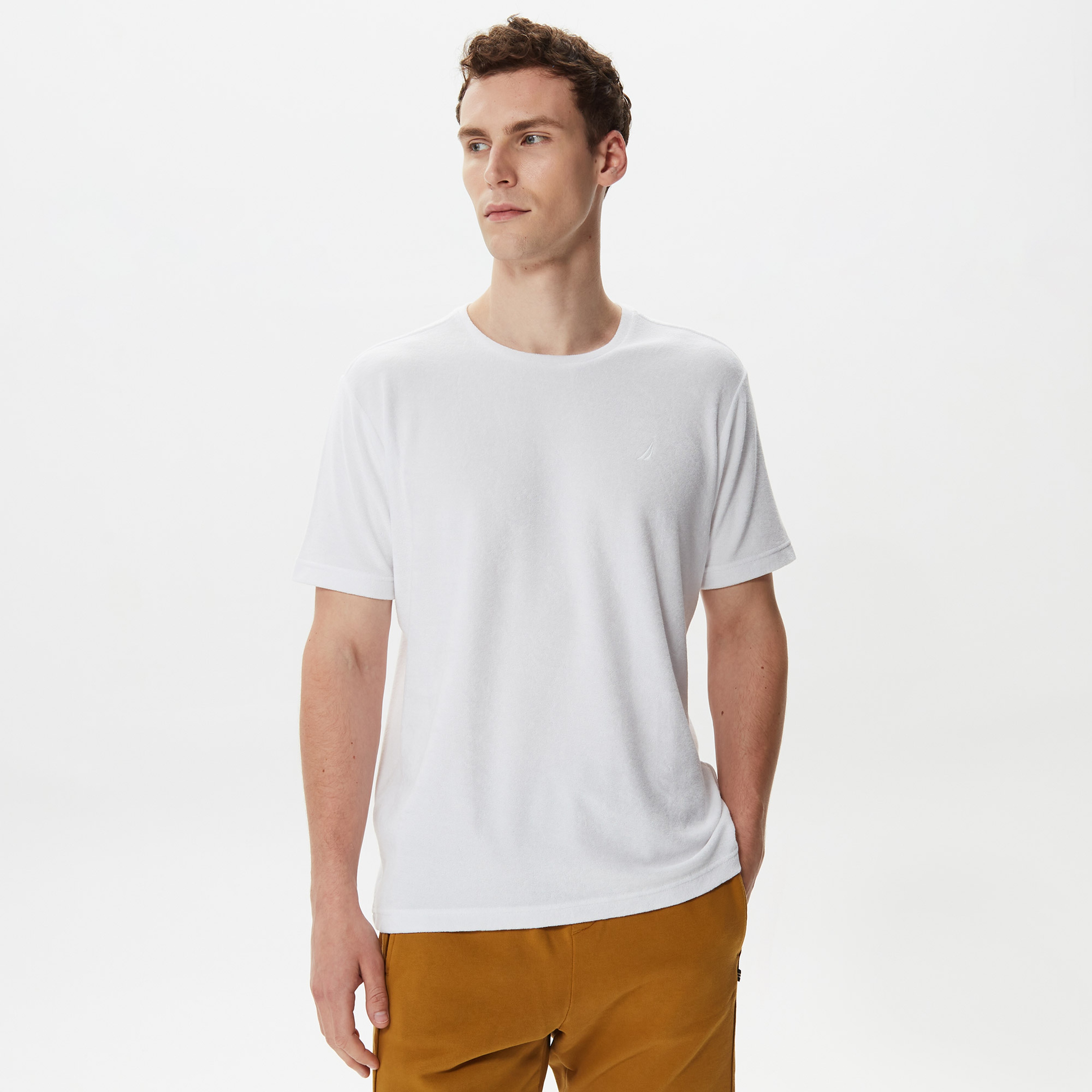 Nautica Erkek Beyaz T-Shirt