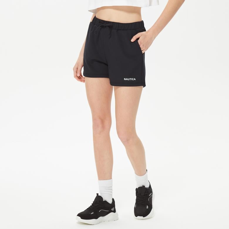 Nautica Kadın Siyah Oversize Şort