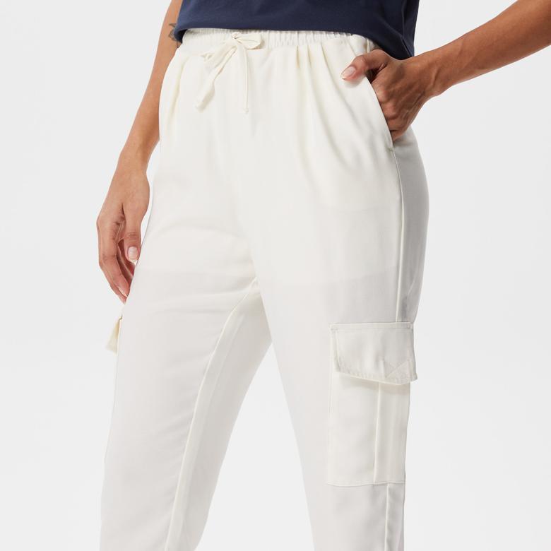 Nautica Kadın Krem Pantolon