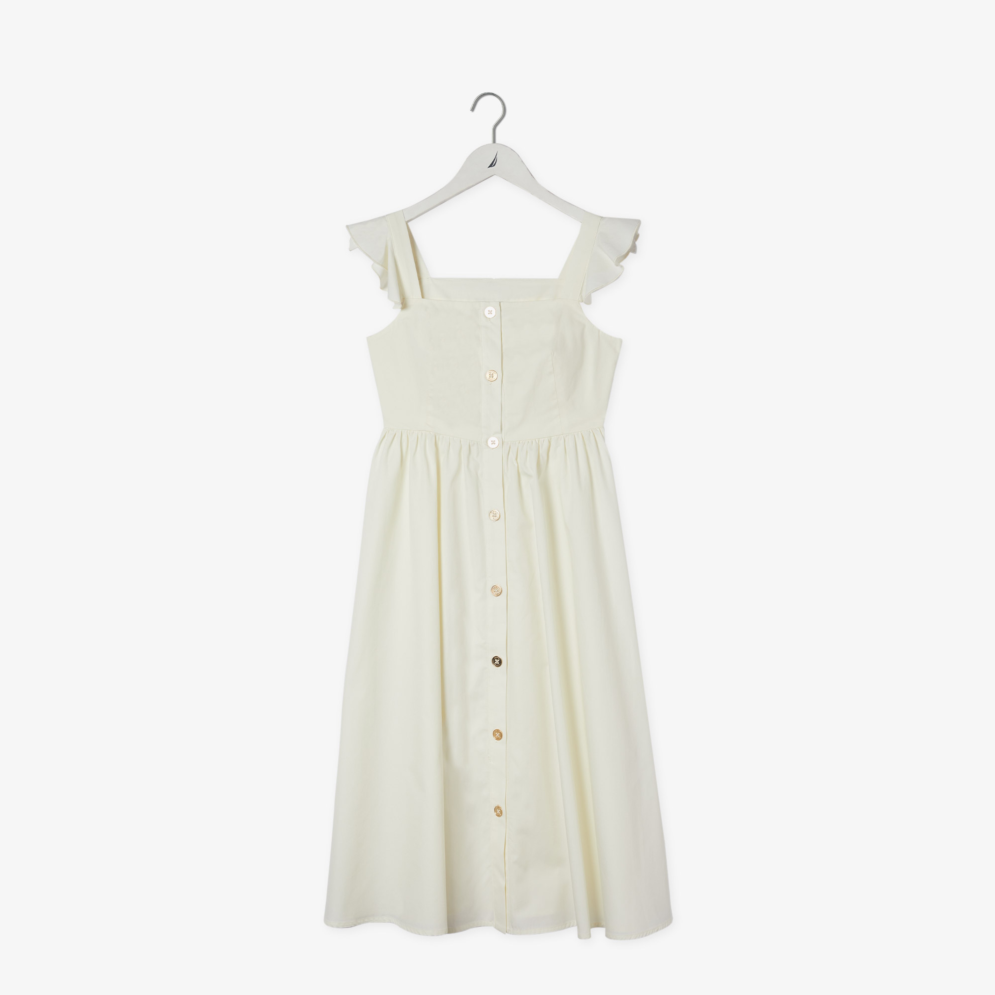 Nautica Kadın Krem Kolsuz Elbise