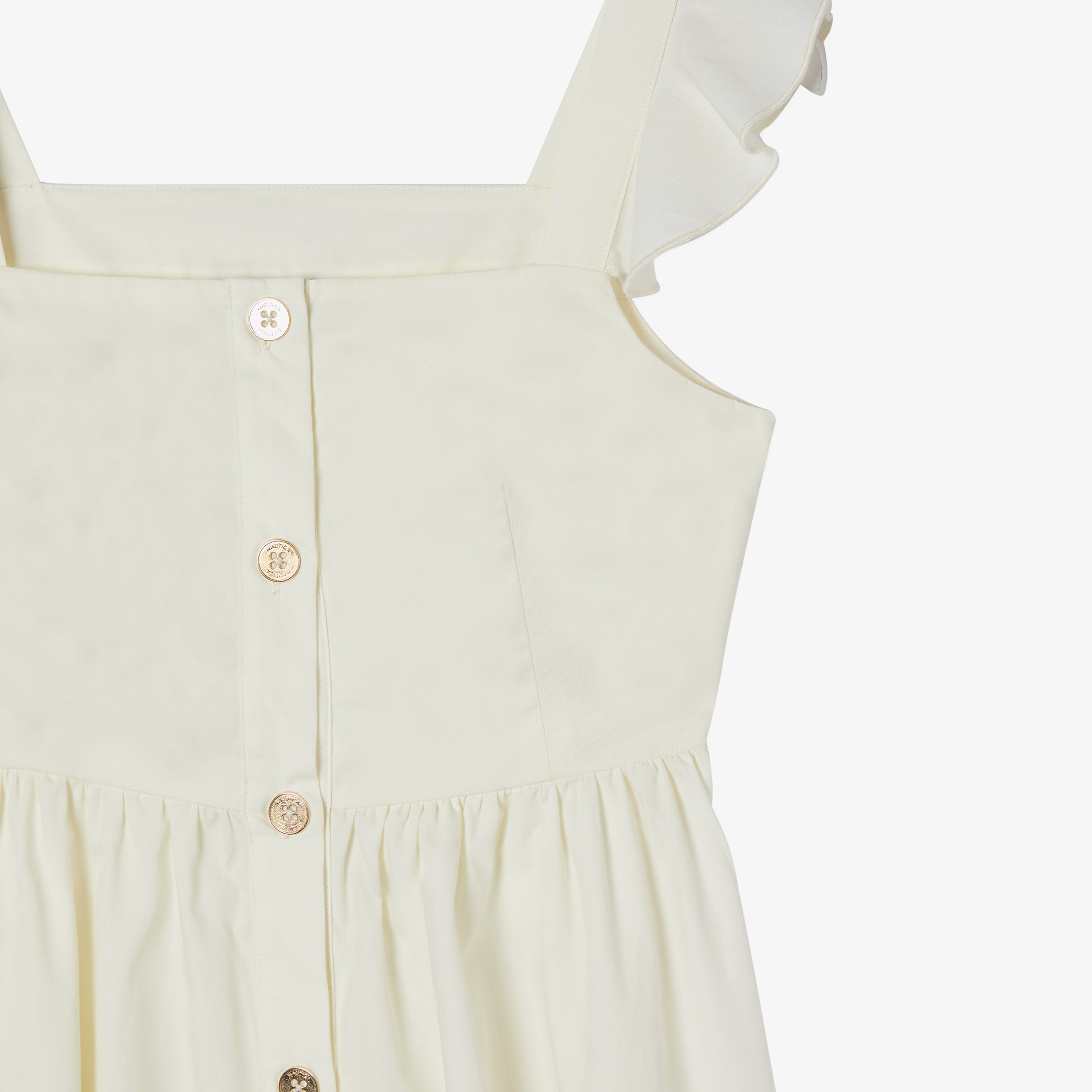 Nautica Kadın Krem Kolsuz Elbise