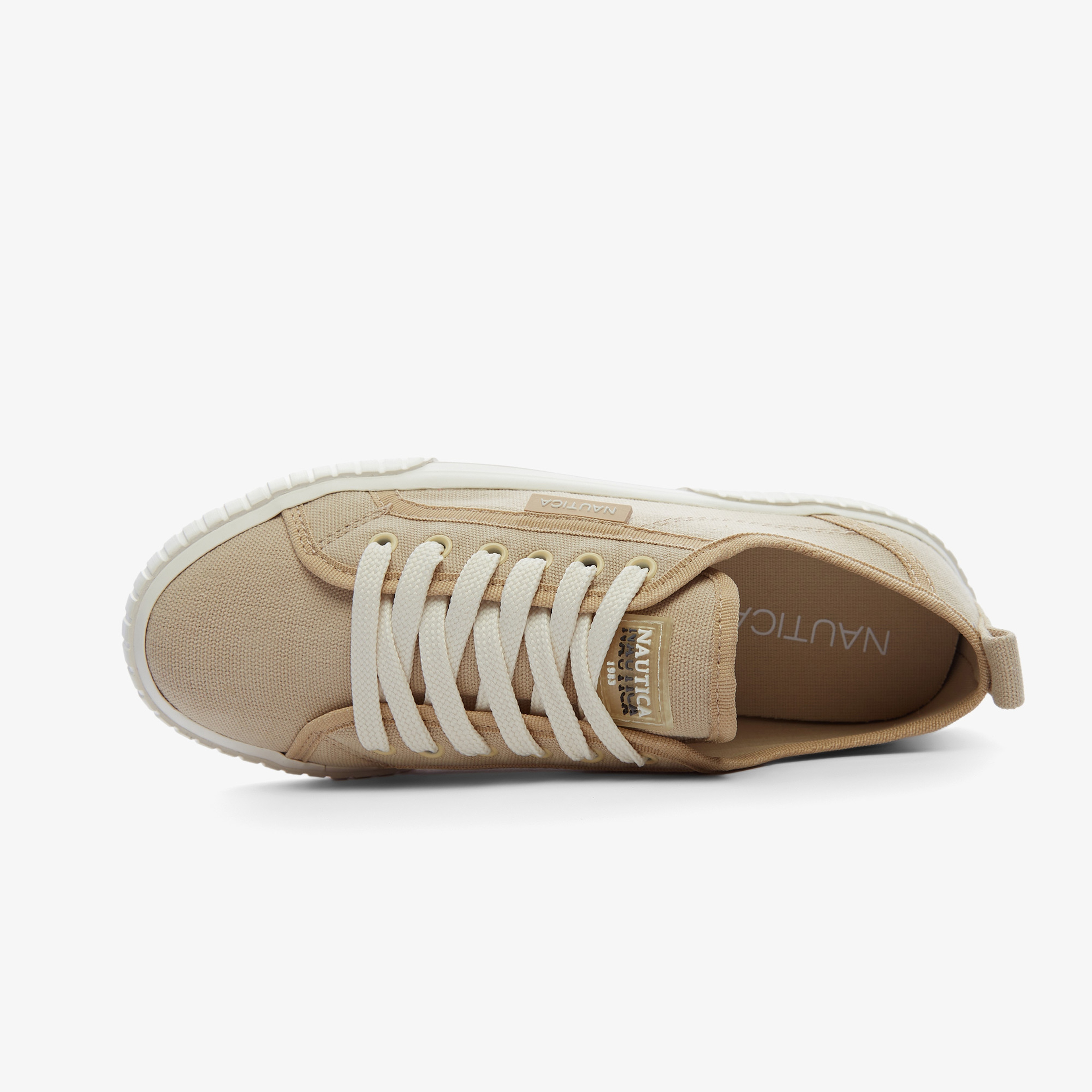 Nautica Kadın Kırık Beyaz Sneaker