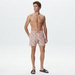 Nautica Erkek Pembe Baskılı Deniz Şortu