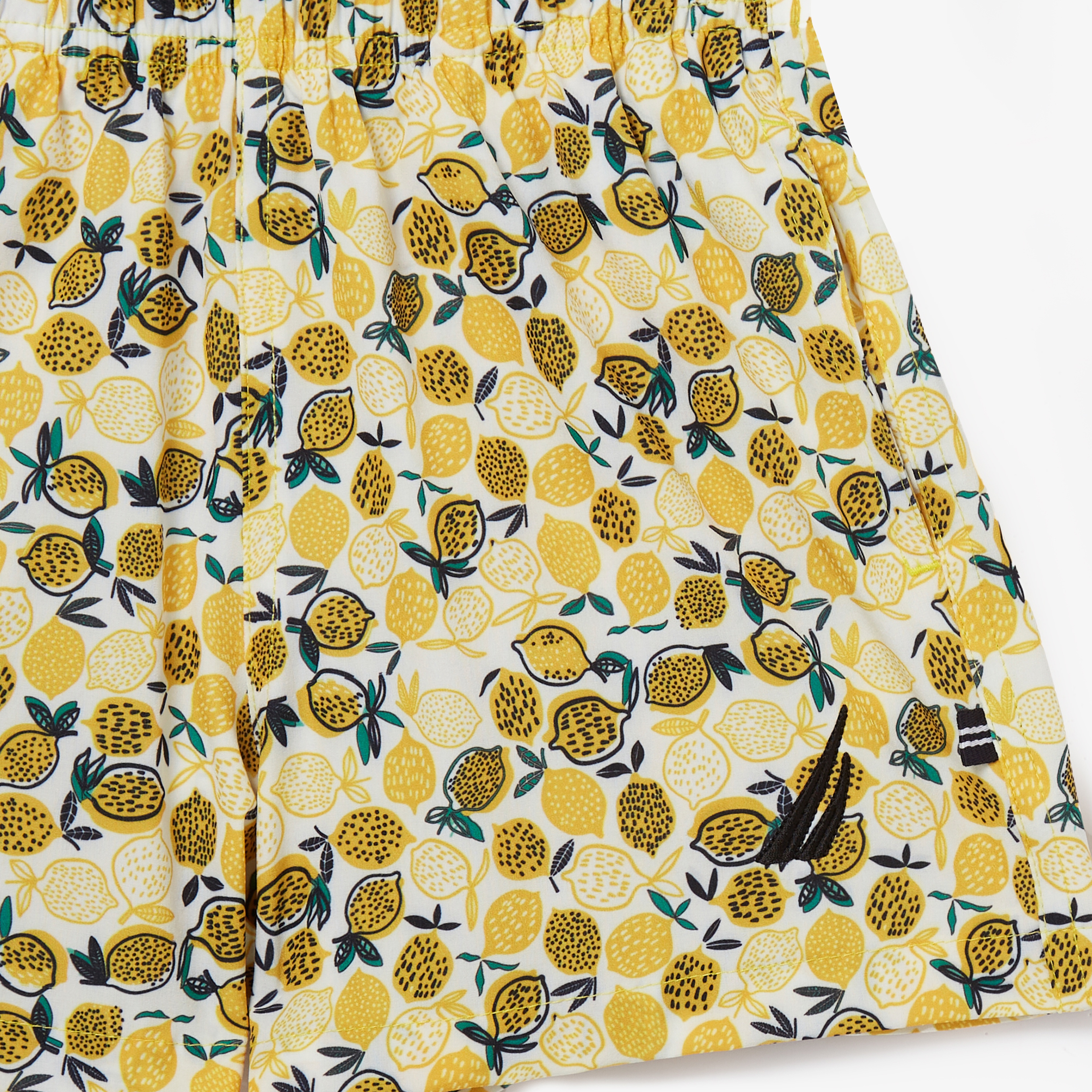 Nautica Erkek Çocuk Sarı Desenli Mayo Şort