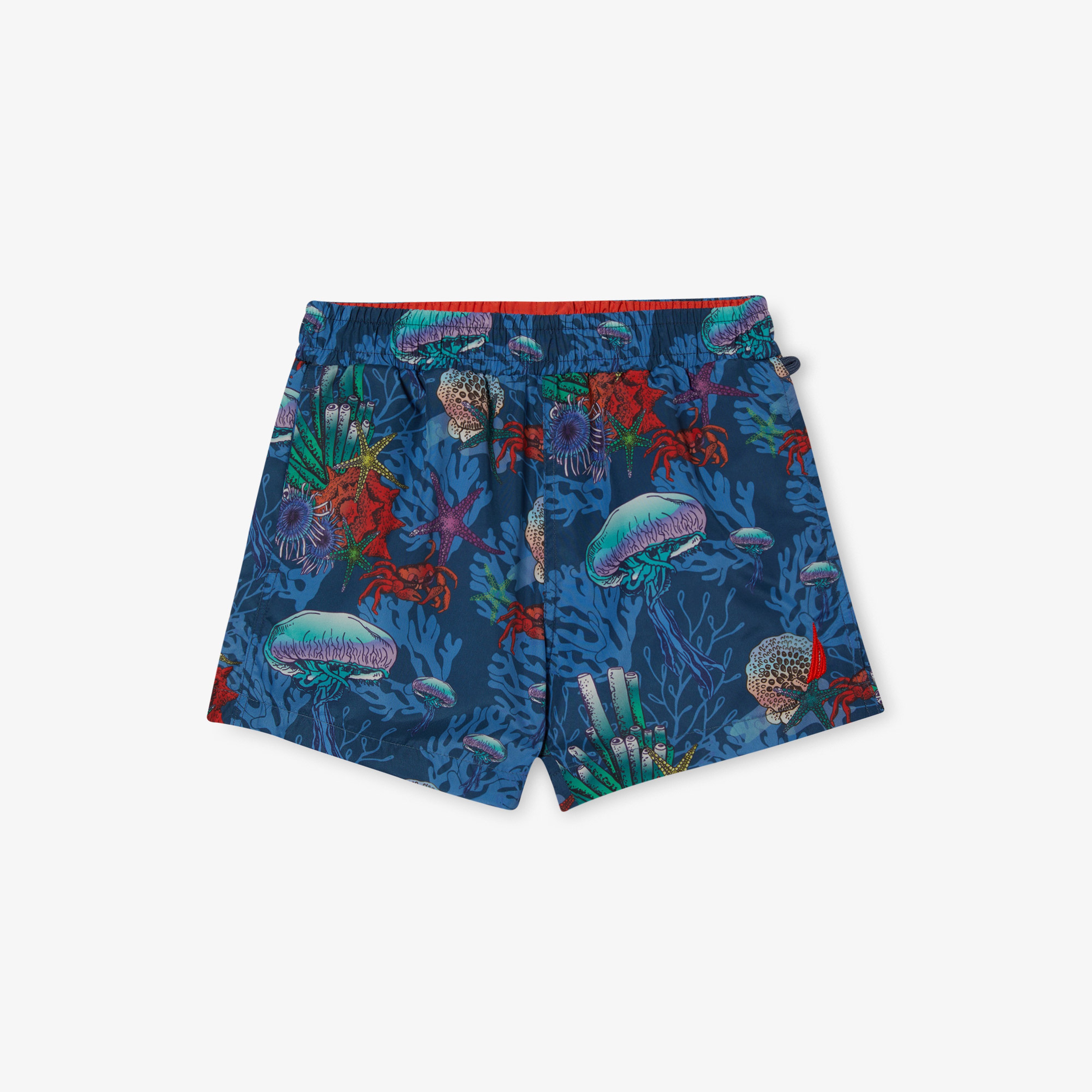 Nautica Erkek Çocuk Mavi Desenli Mayo Şort