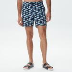 Nautica Erkek Lacivert Baskılı Deniz Şortu