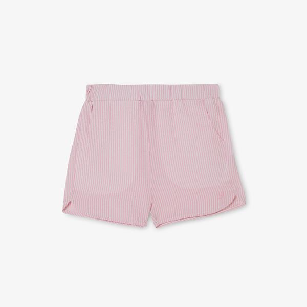 Nautica Kız Çocuk Pembe Çizgili Şort