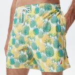 Nautica Erkek Sarı Baskılı Deniz Şortu