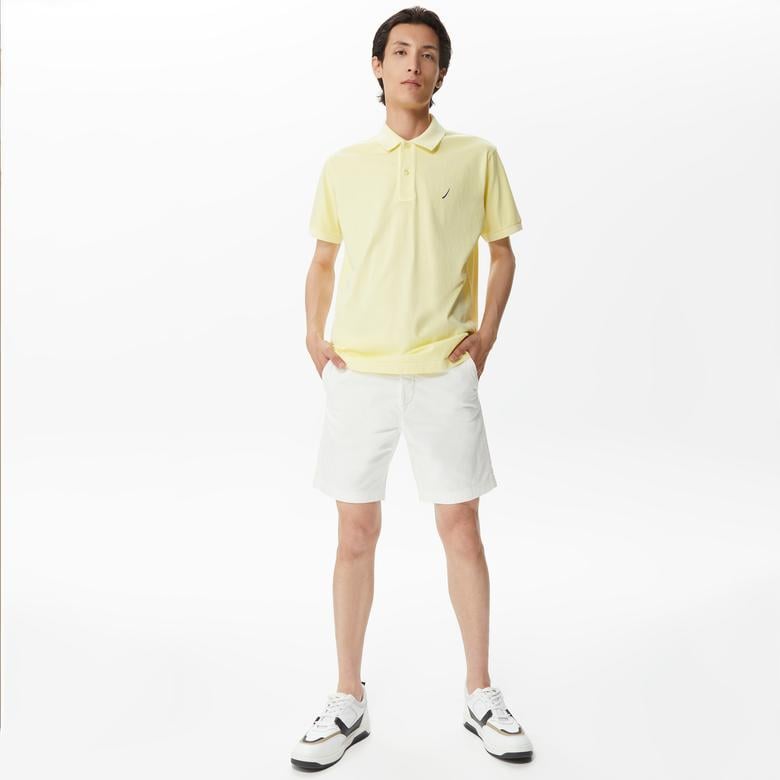Nautica Erkek Beyaz Slim Fit Şort