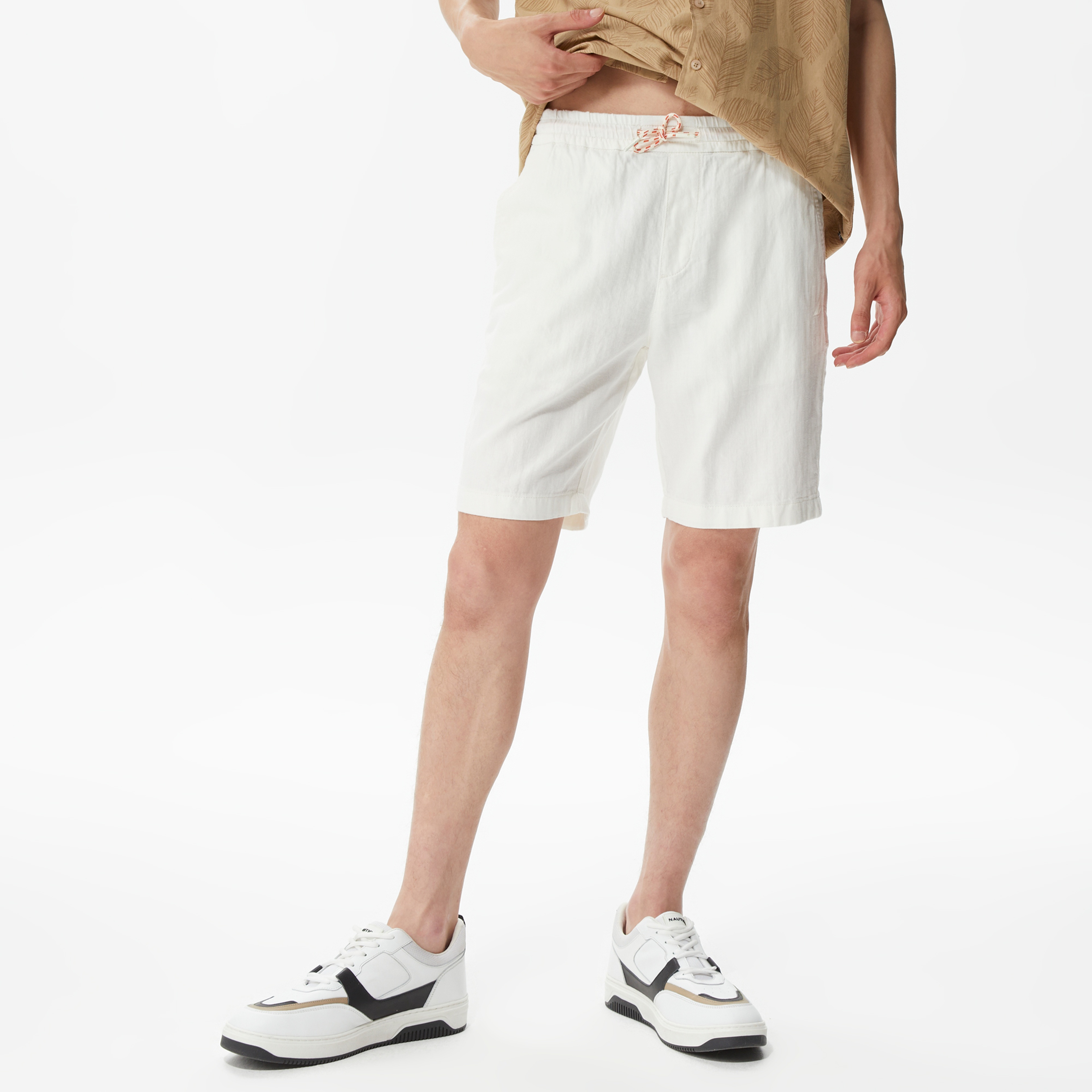 Nautica Erkek Beyaz Bermuda