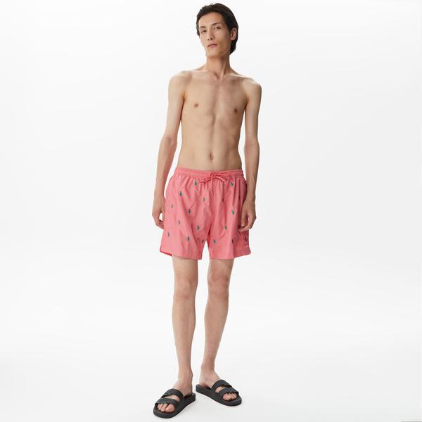 Nautica Erkek Pembe Desenli Deniz Şortu