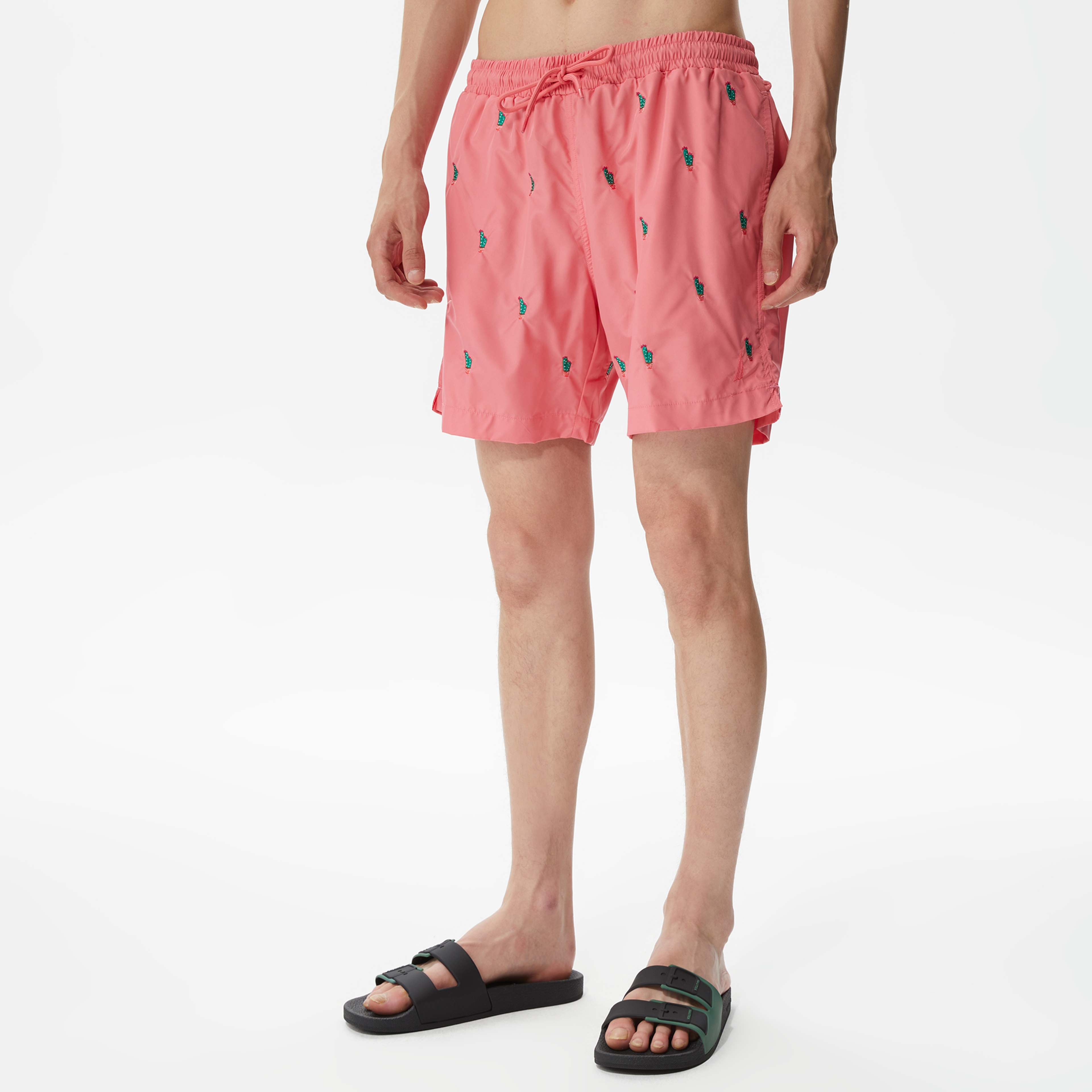 Nautica Erkek Pembe Desenli Deniz Şortu