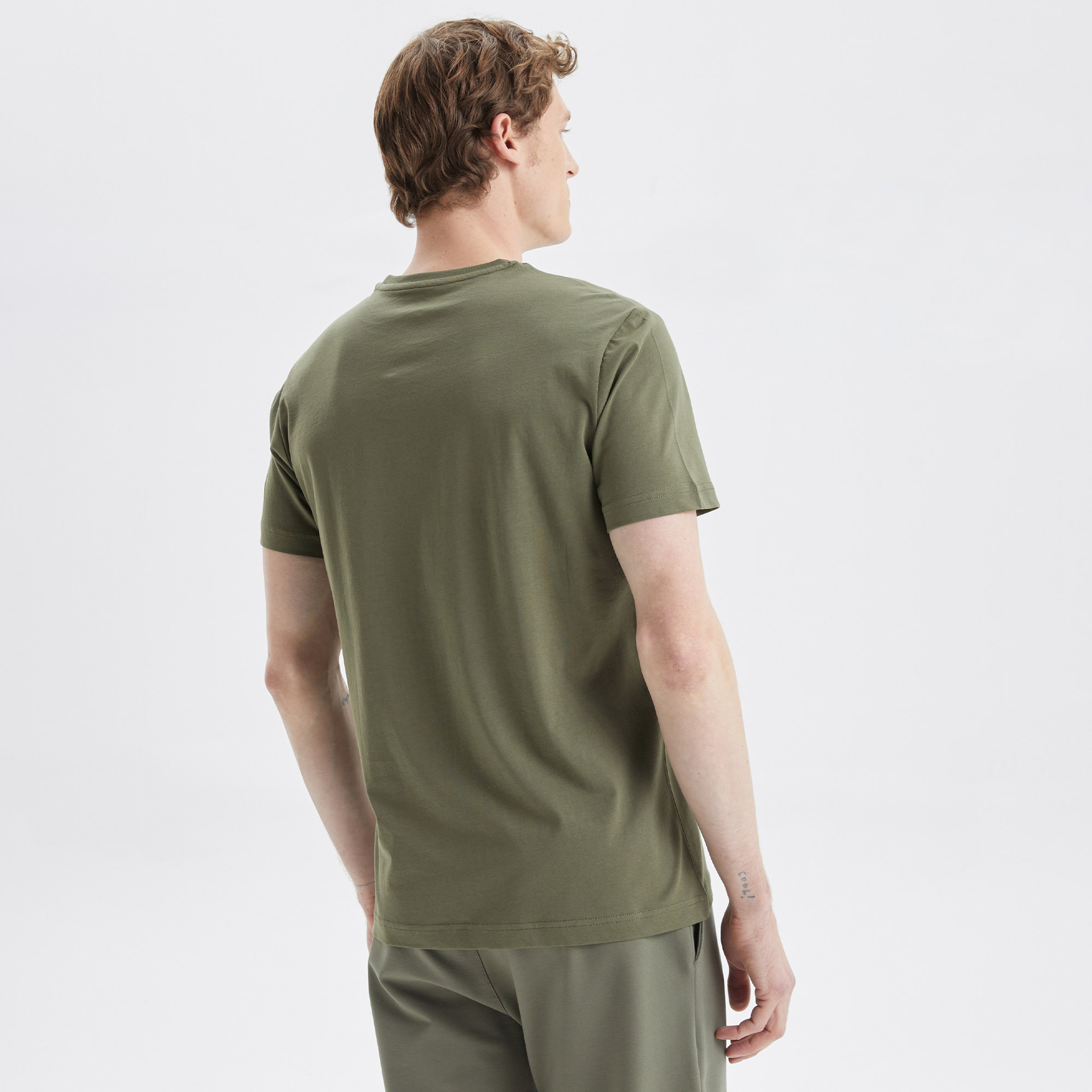 Nautica Erkek Yeşil Standart Fit T-Shirt