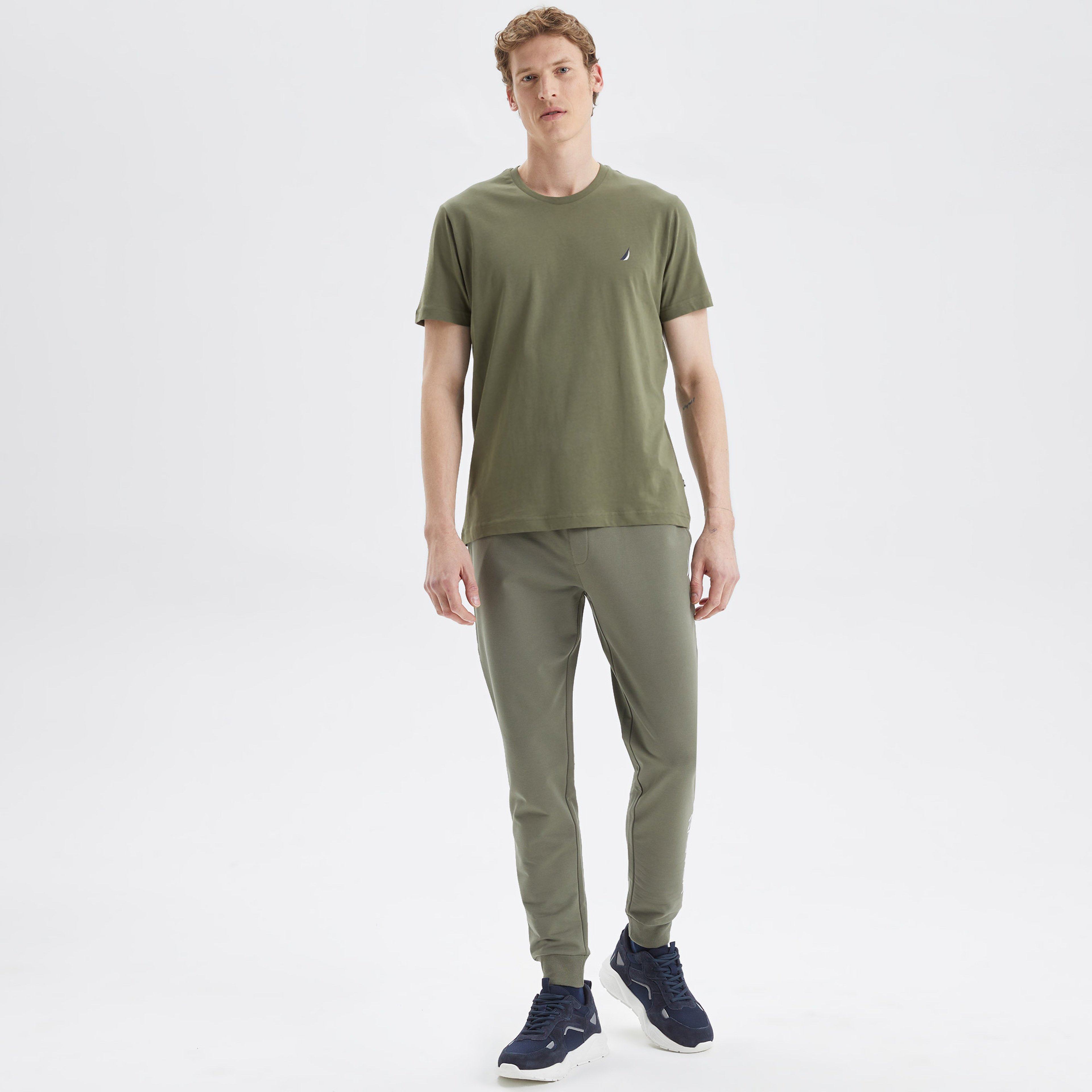 Nautica Erkek Yeşil Standart Fit T-Shirt